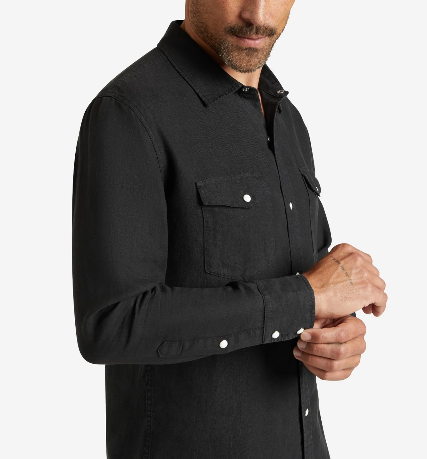 4Corner Linen Snap Shirt
