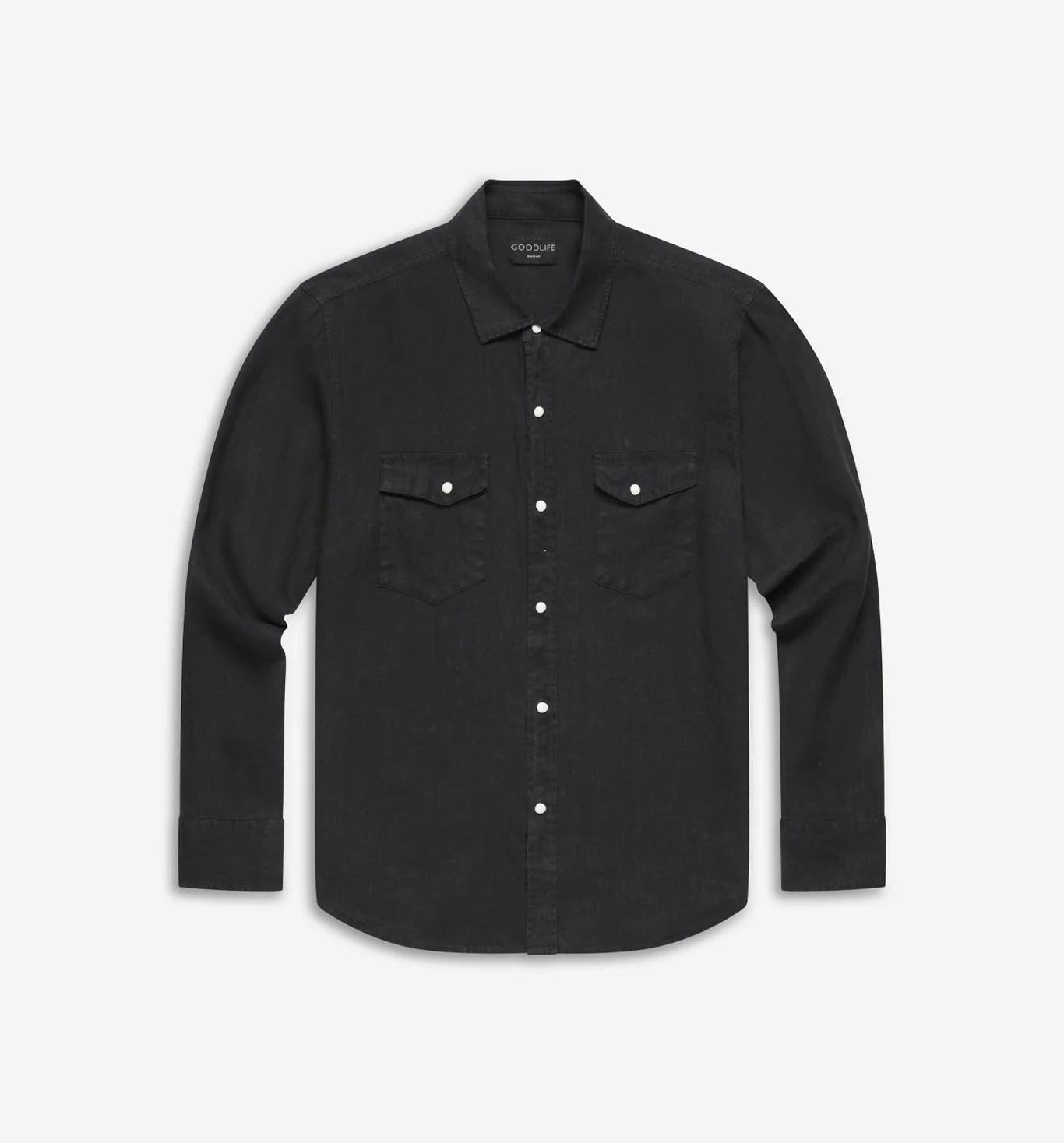 4Corner Linen Snap Shirt - Image 6