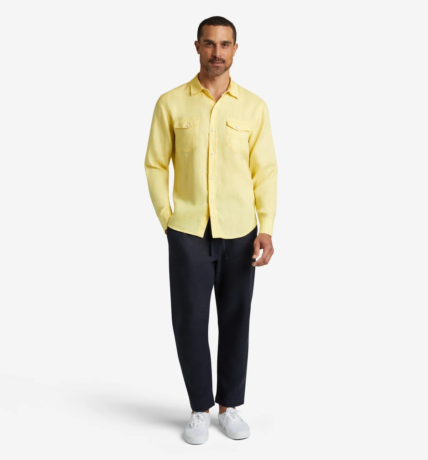4Corner Linen Snap Shirt