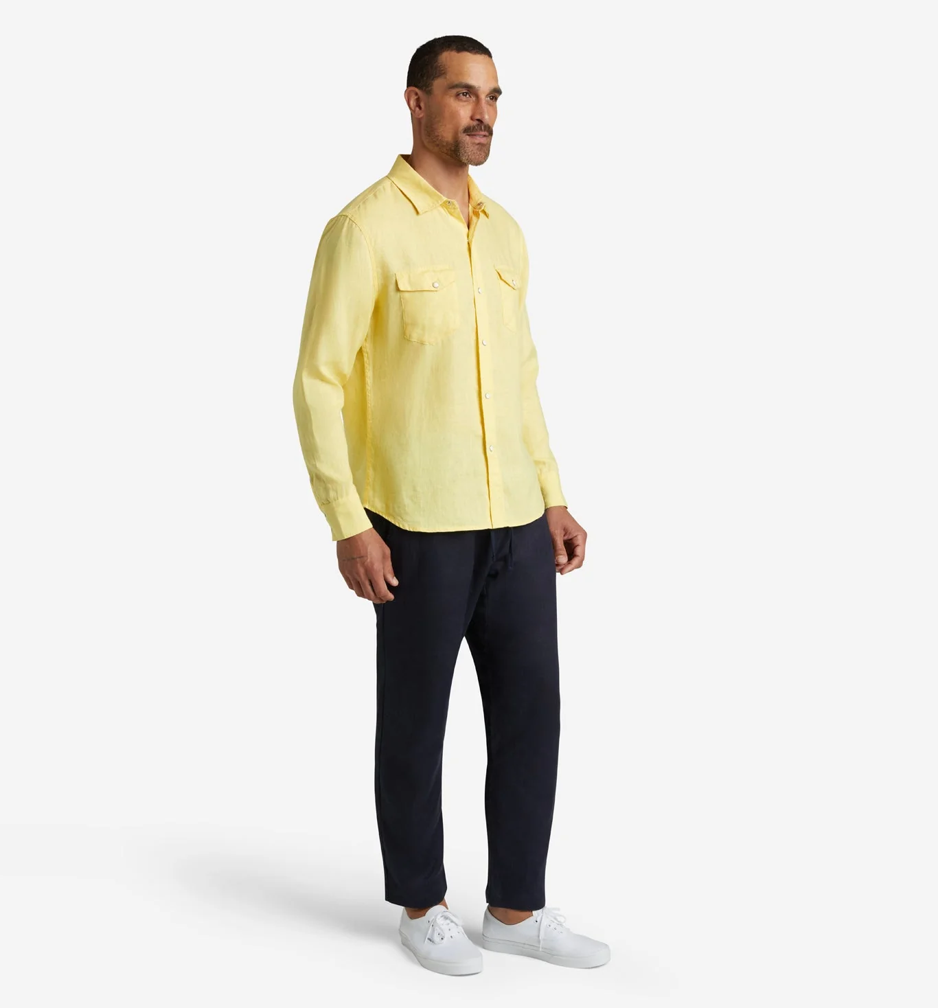 4Corner Linen Snap Shirt - Image 2