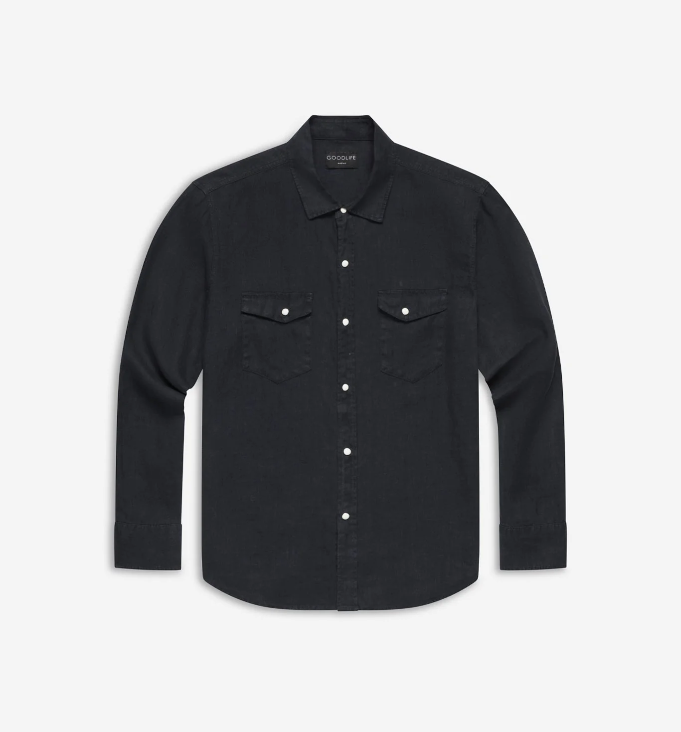 4Corner Linen Snap Shirt - Image 6