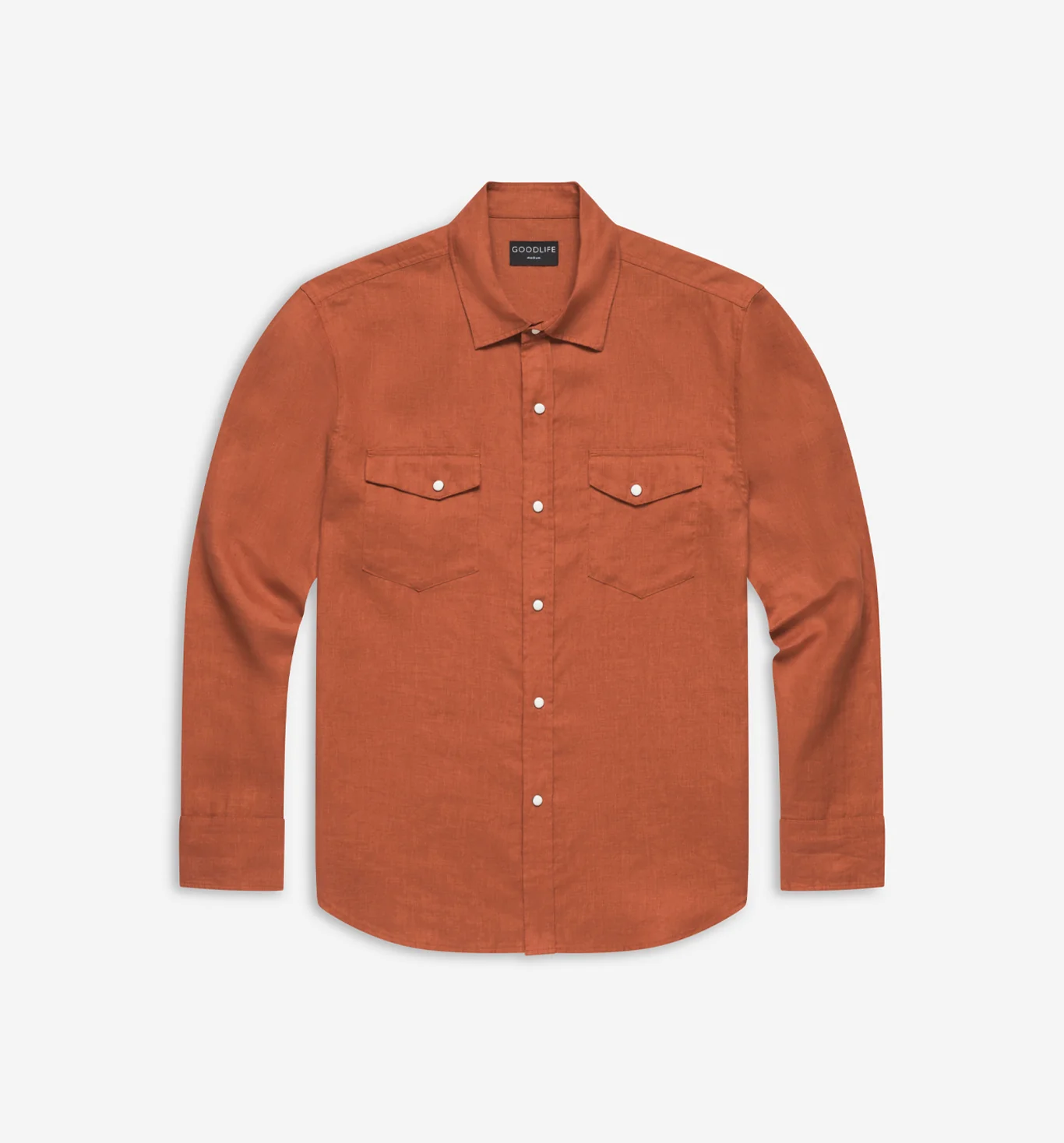 4Corner Linen Snap Shirt - Image 6
