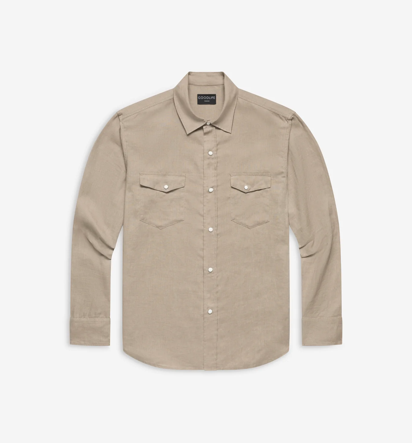 4Corner Linen Snap Shirt - Image 4