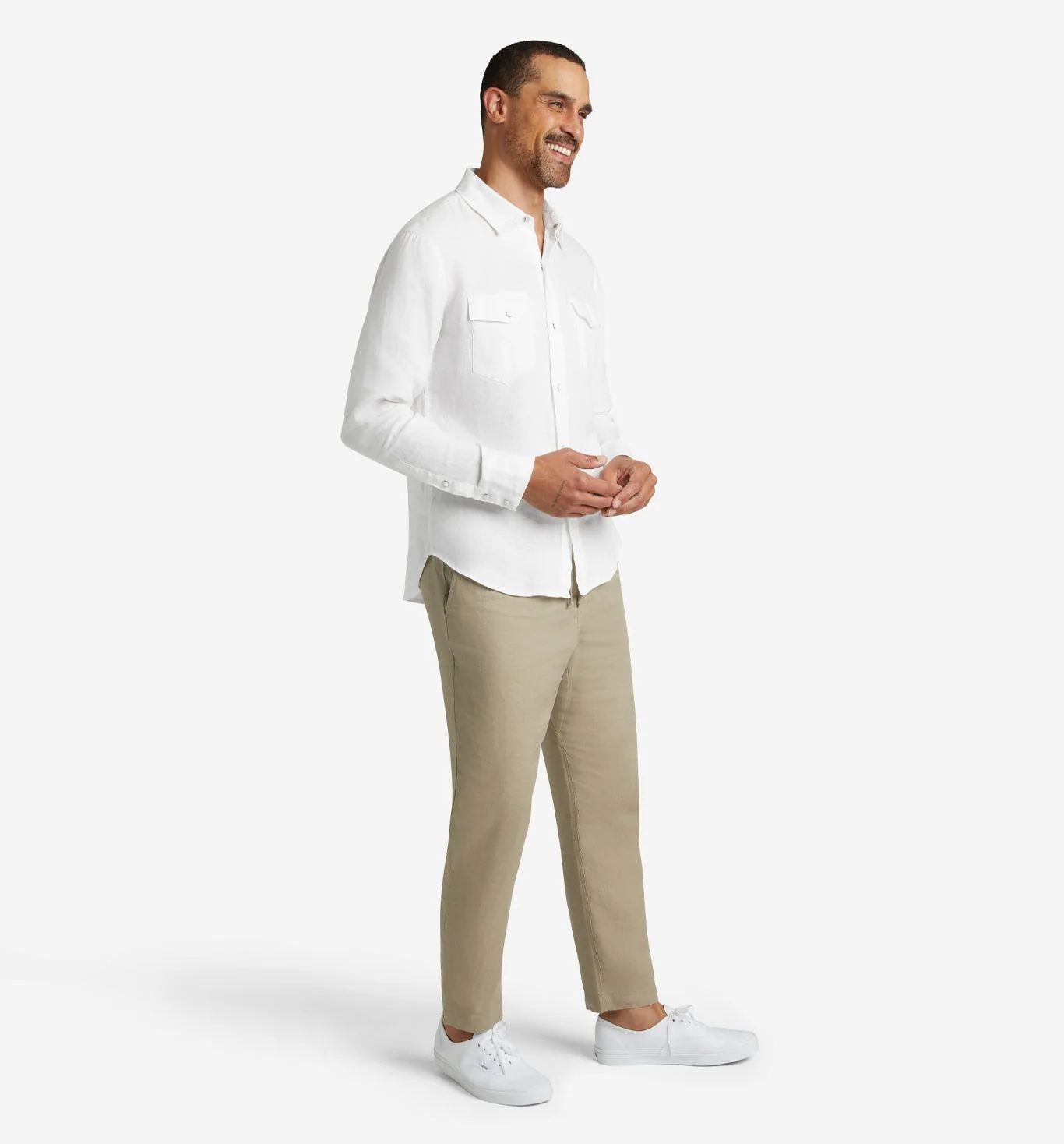 4Corner Linen Snap Shirt - Image 2