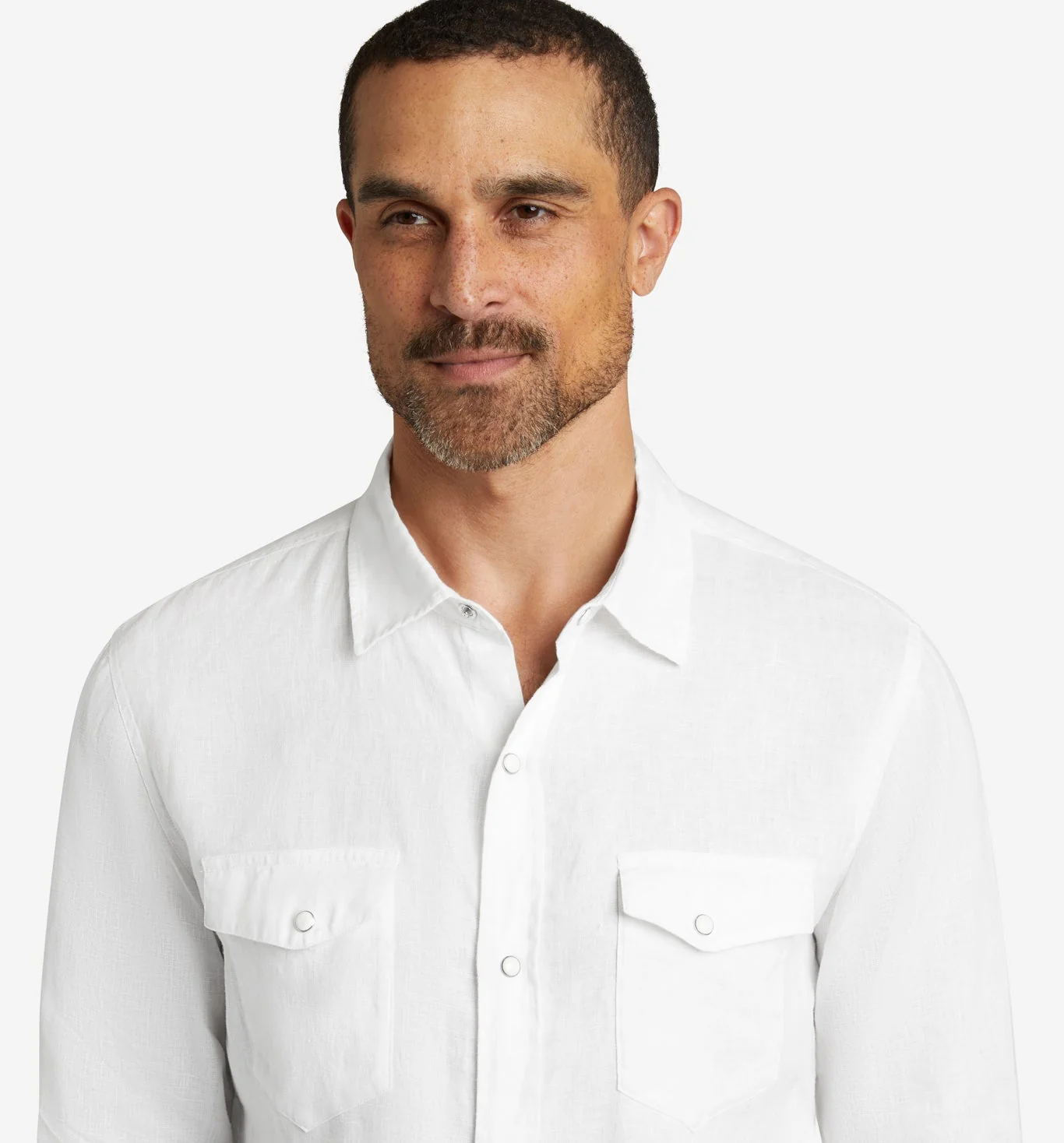 4Corner Linen Snap Shirt - Image 3