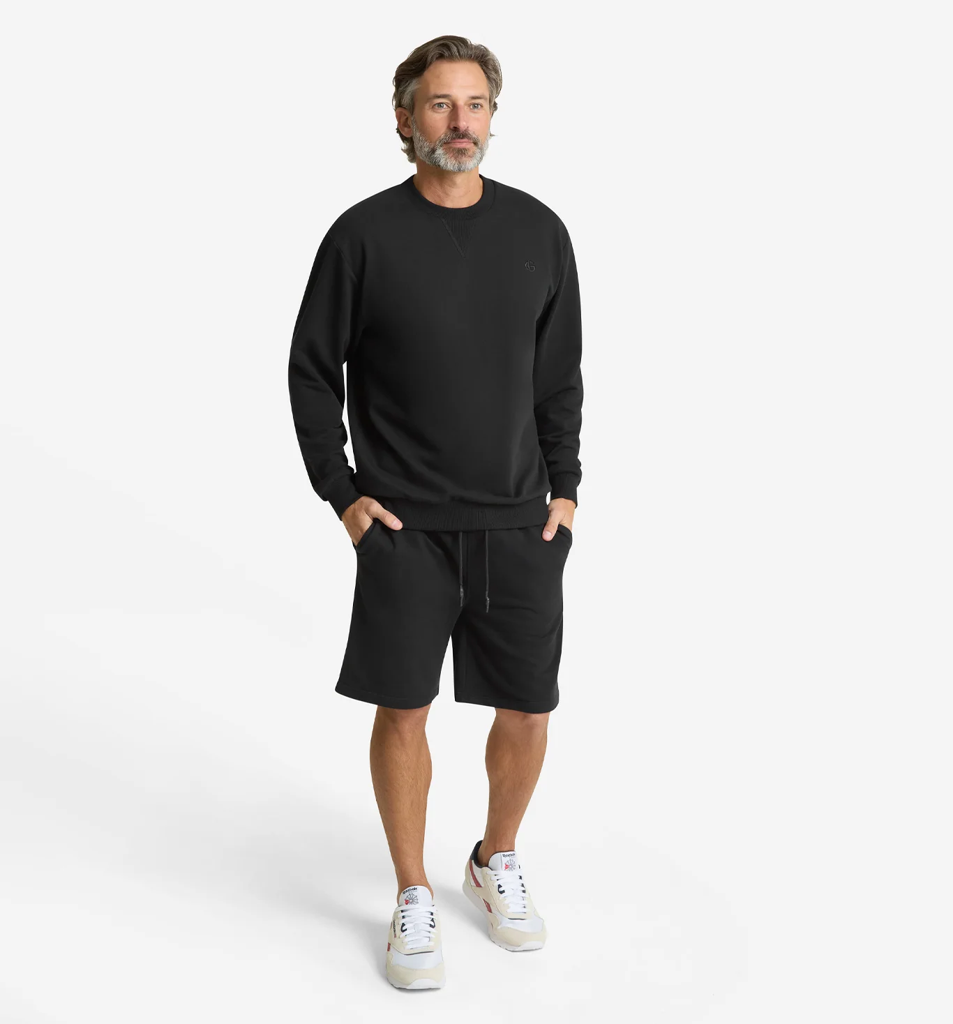 Lounge French Terry Crew Neck Sweatshirt - Image 3