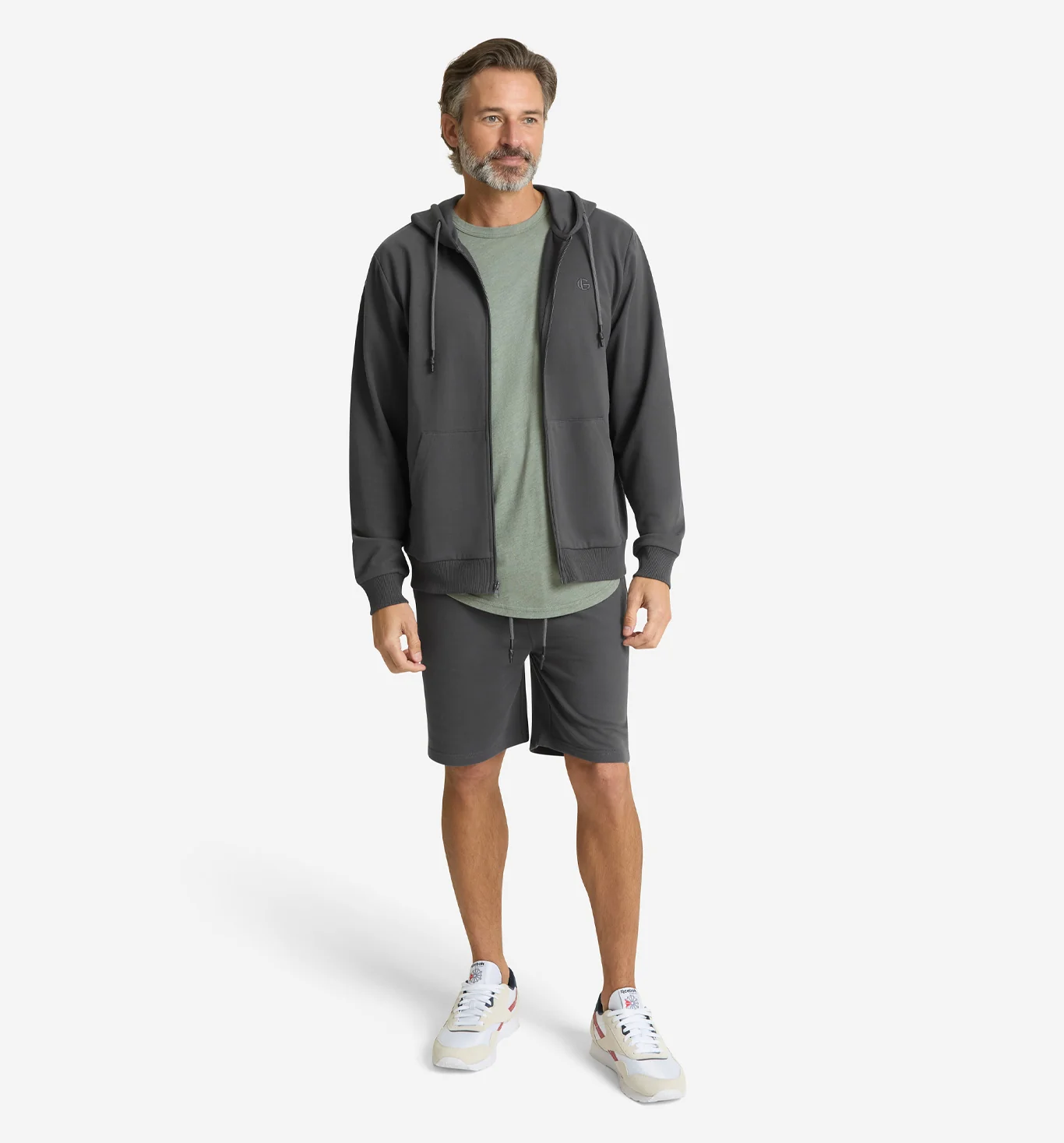 Lounge French Terry Full Zip Hoodie - Image 3