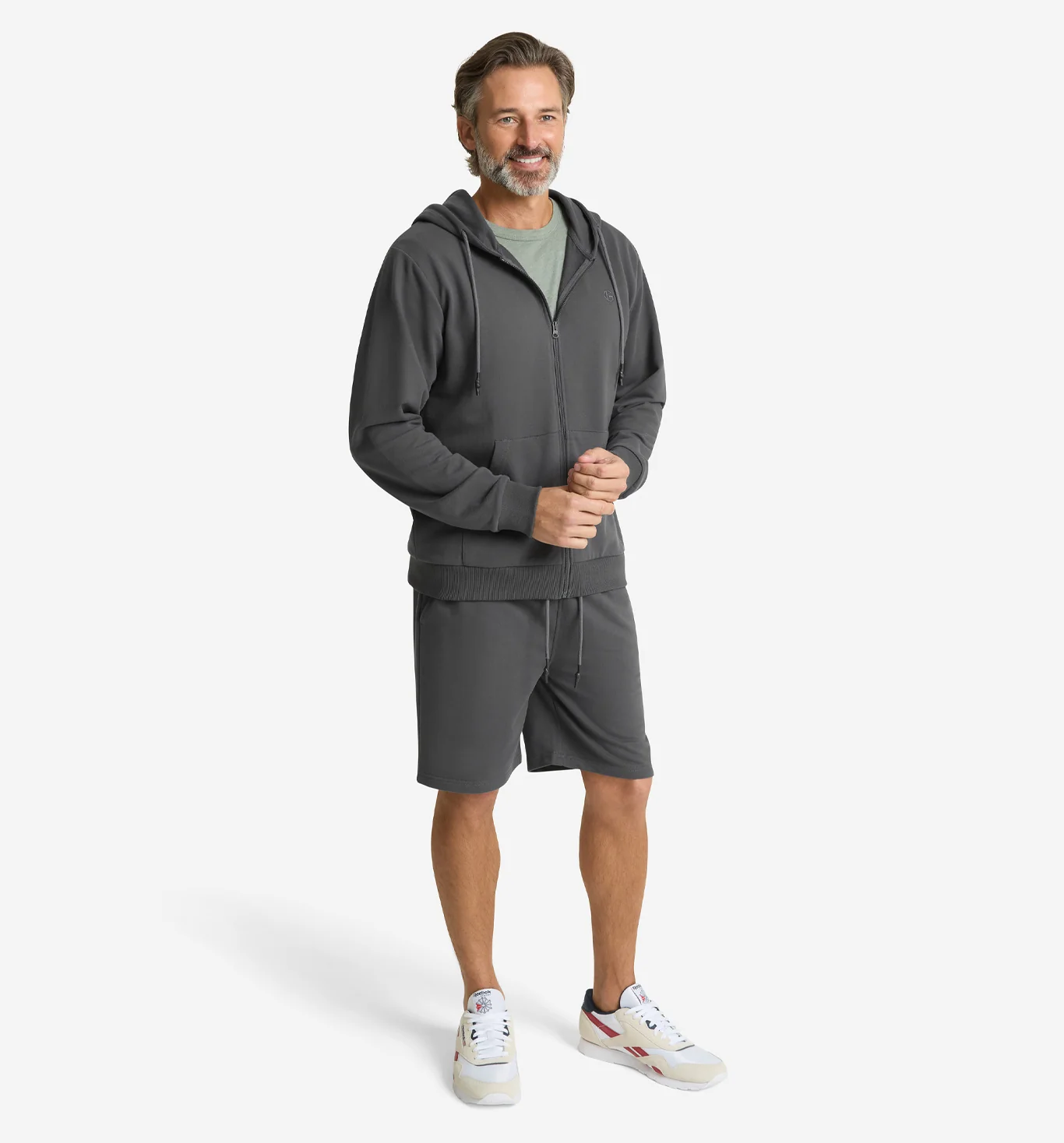 Lounge French Terry Full Zip Hoodie - Image 4