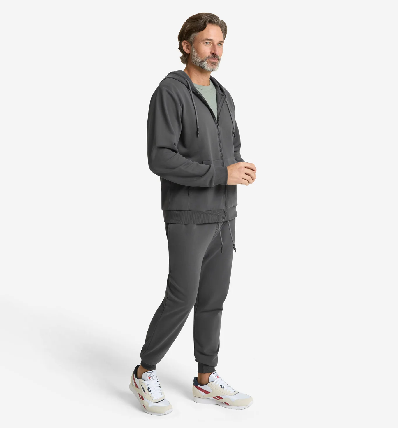 Lounge French Terry Full Zip Hoodie - Image 7