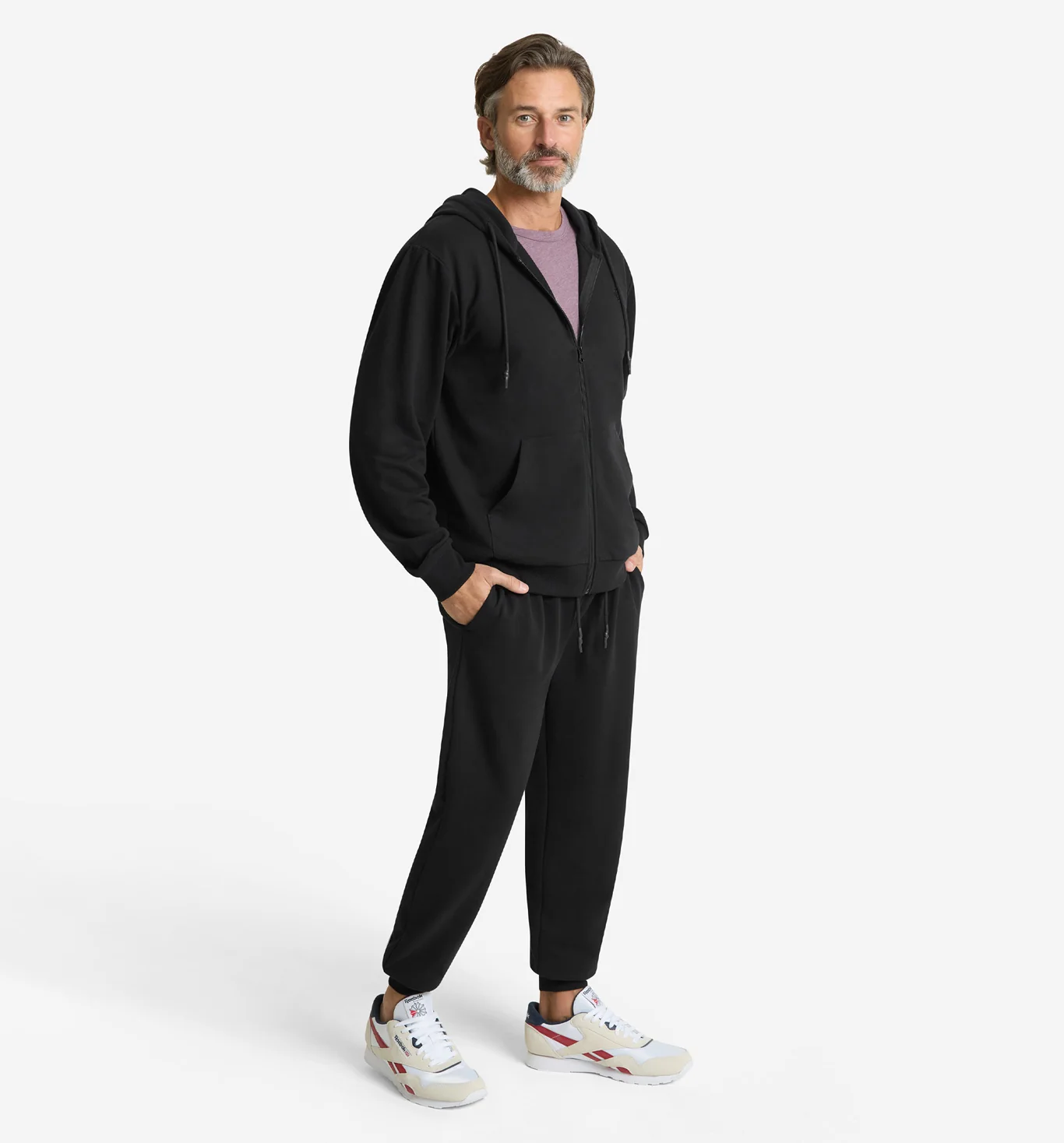 Lounge French Terry Full Zip Hoodie - Image 7