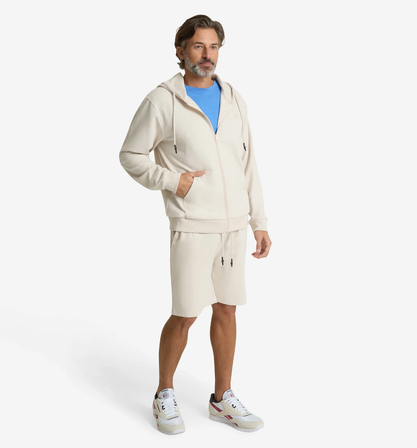 Lounge French Terry Full Zip Hoodie - Image 4