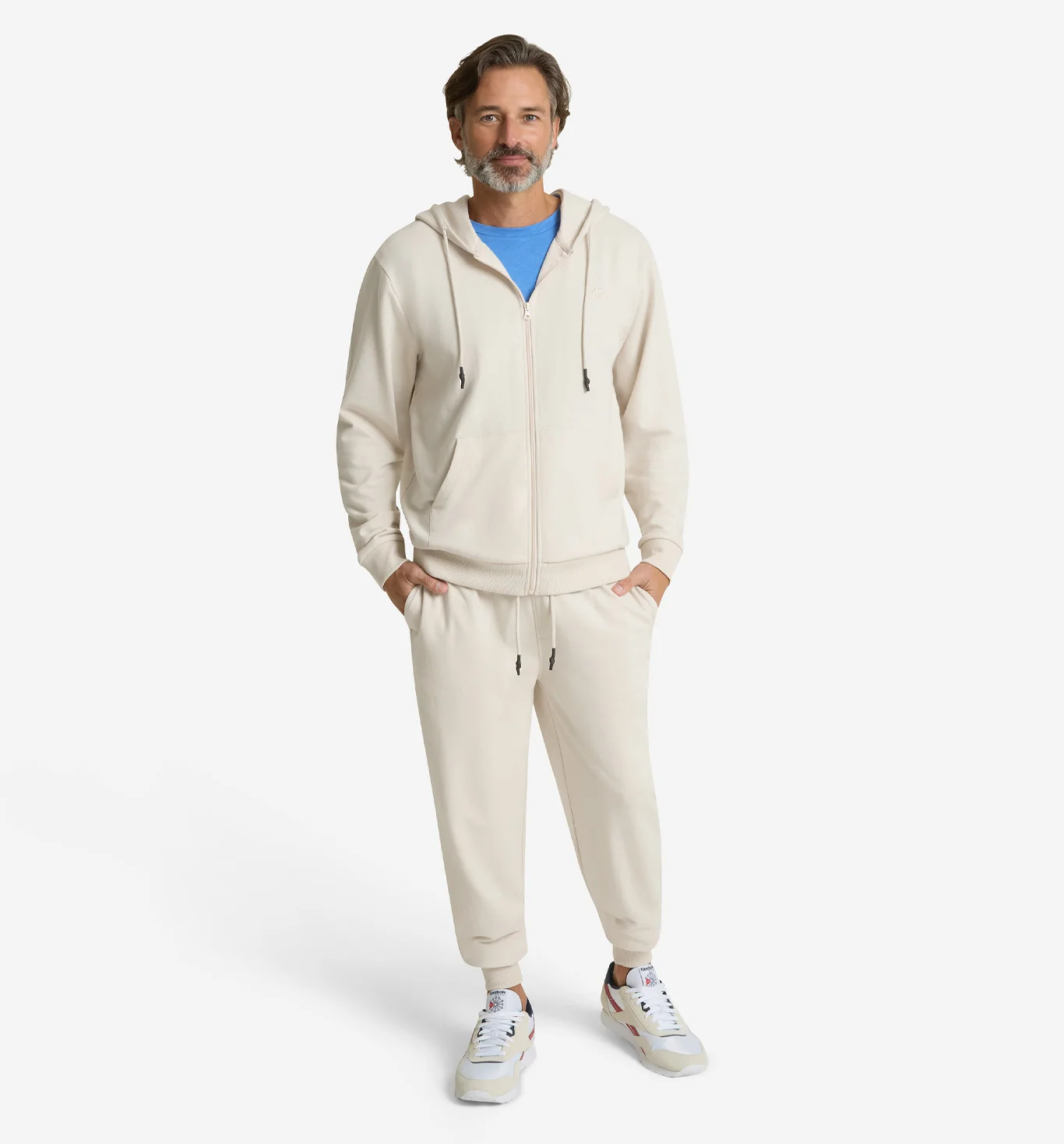 Lounge French Terry Full Zip Hoodie - Image 6