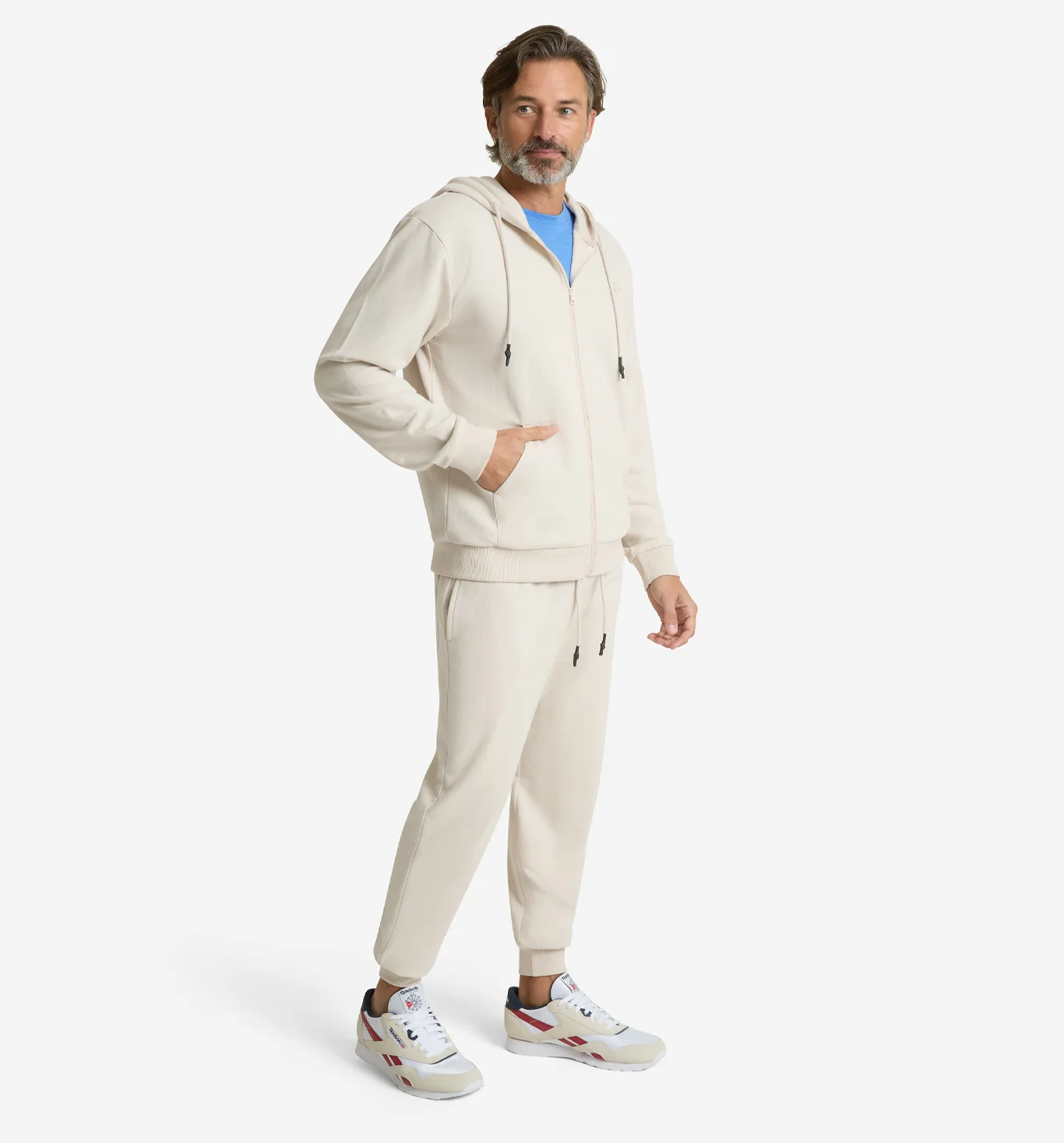 Lounge French Terry Full Zip Hoodie - Image 7