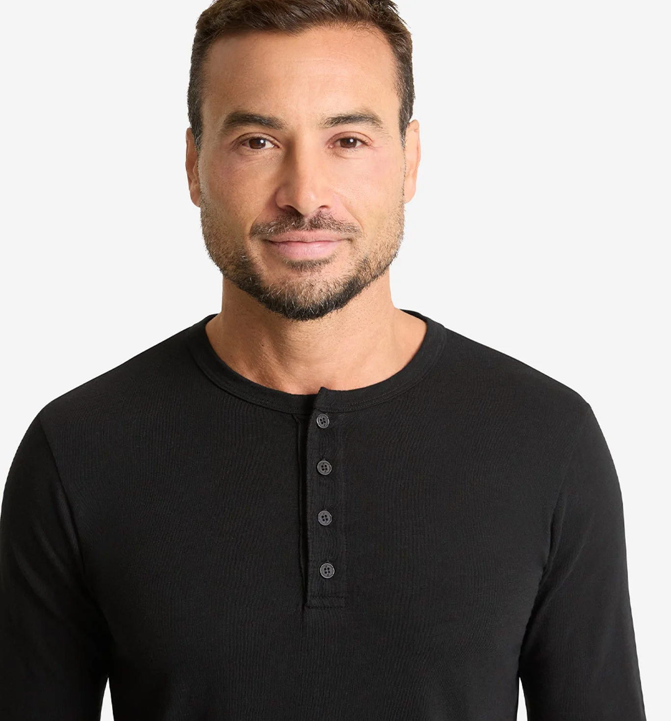 LS Slub Scallop Henley - Image 4
