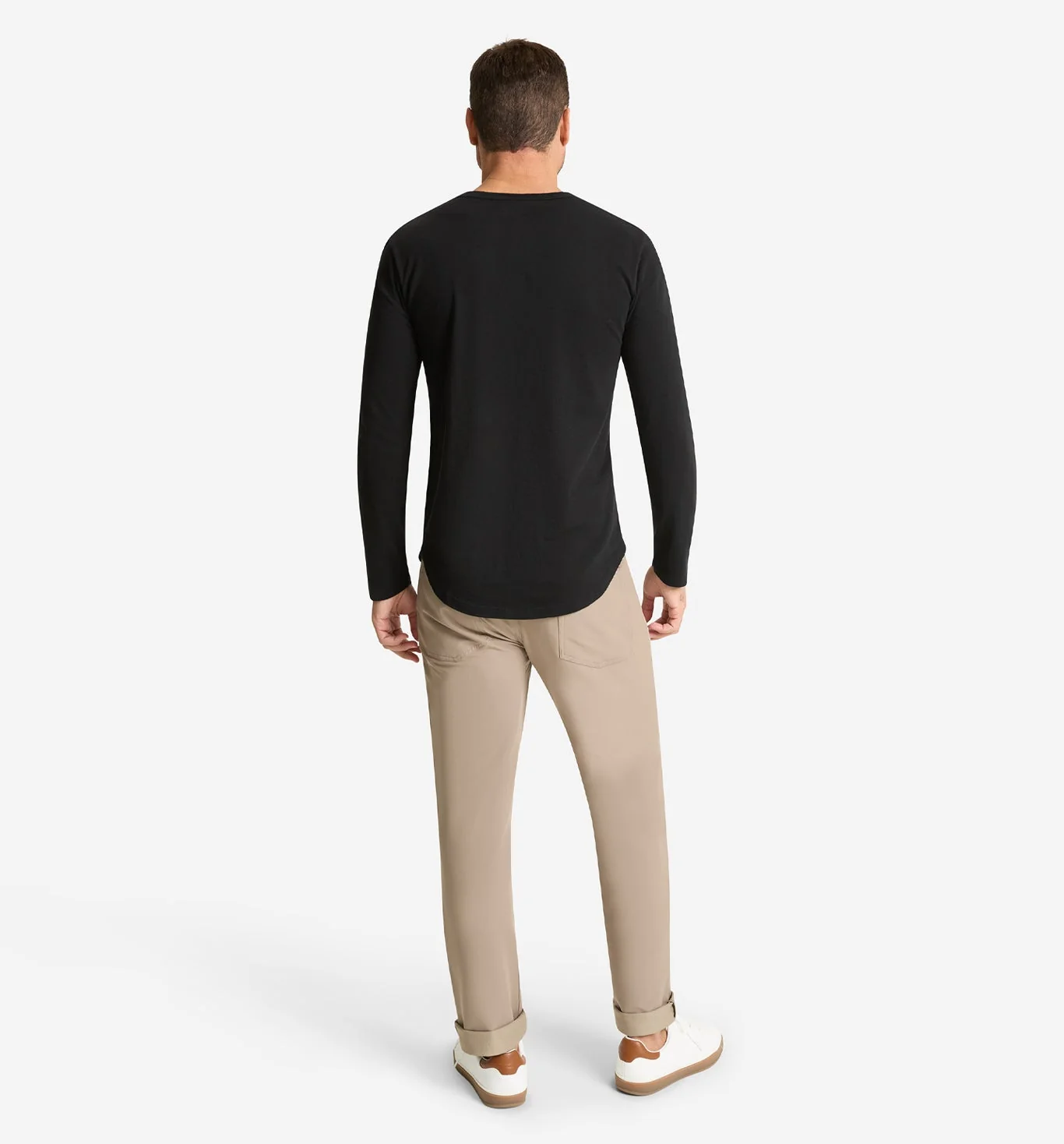 LS Slub Scallop Henley - Image 6
