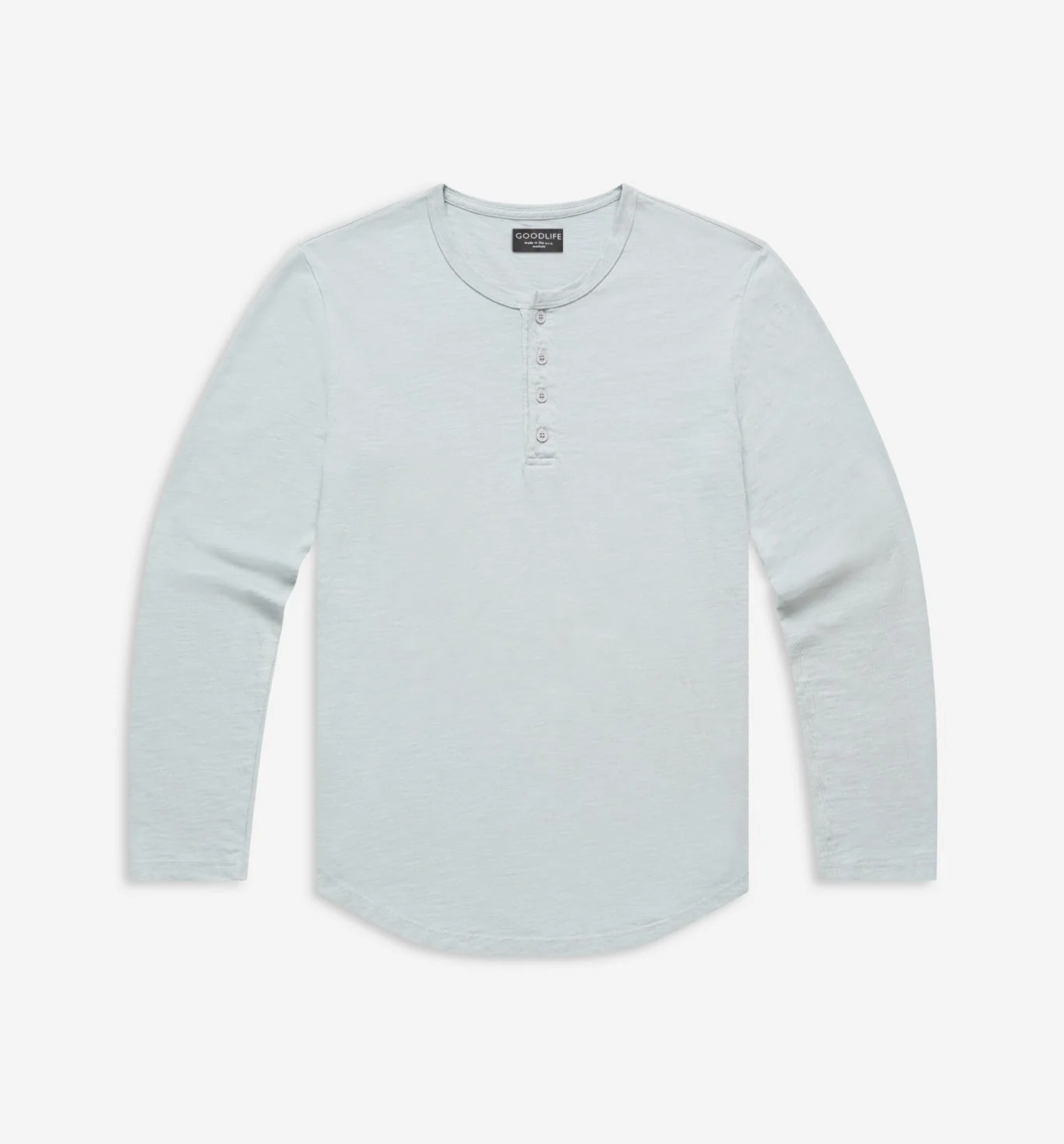LS Slub Scallop Henley - Image 2