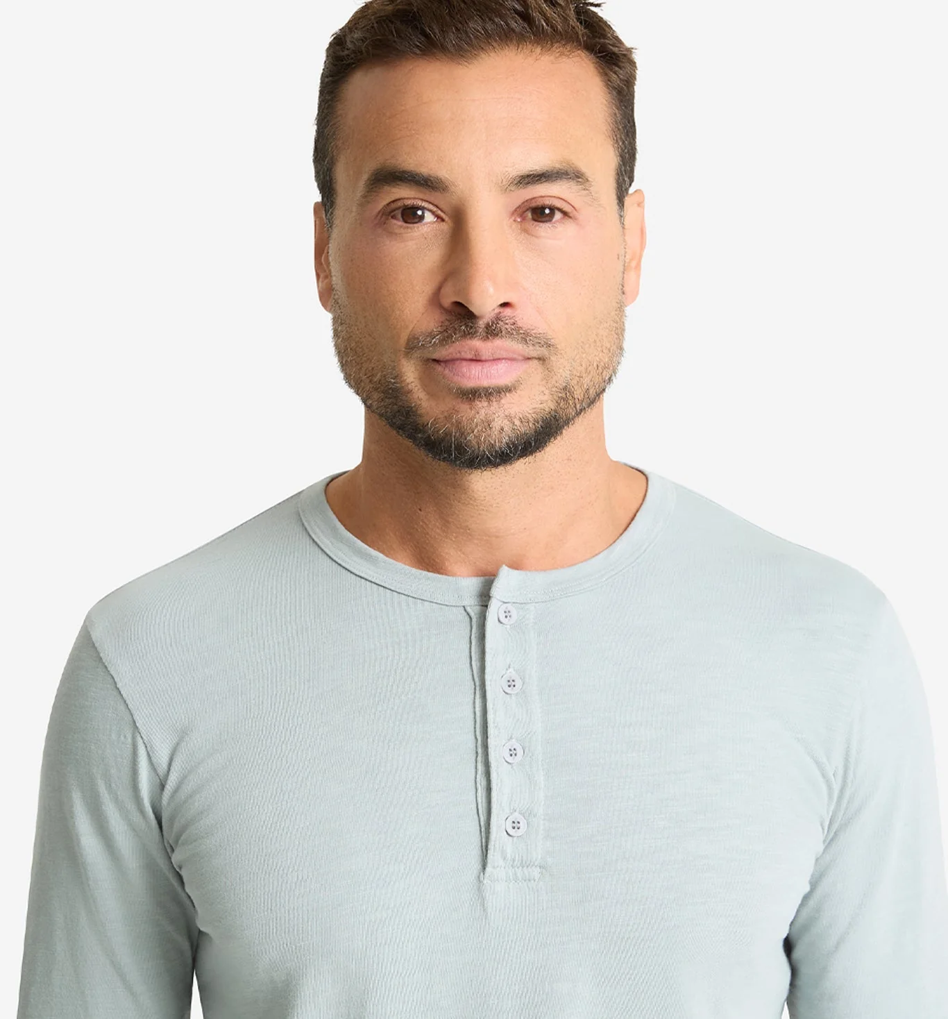 LS Slub Scallop Henley - Image 5