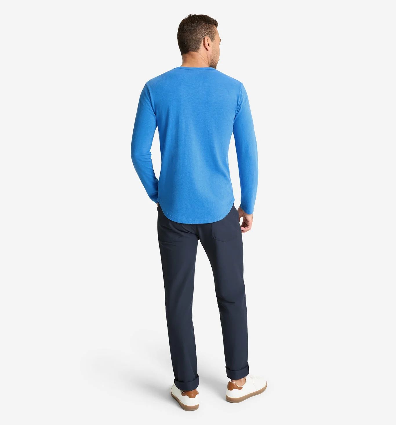 LS Slub Scallop Henley - Image 6