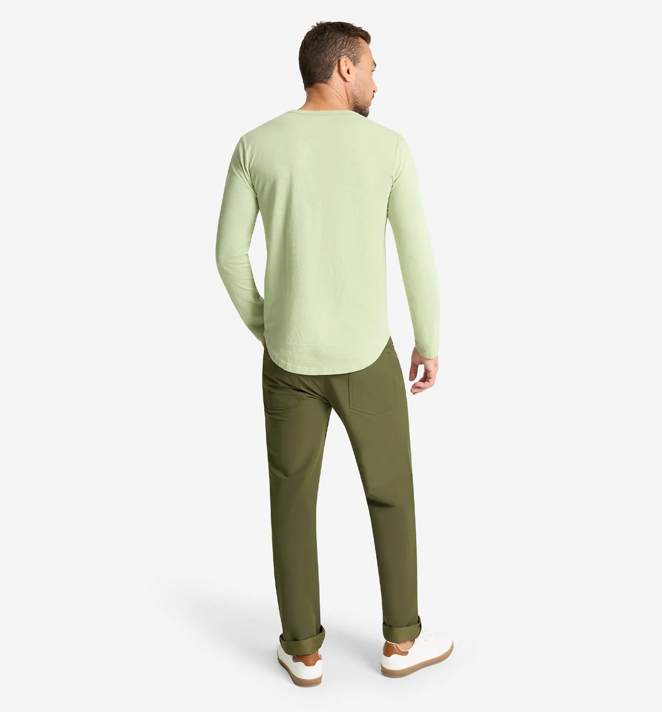 LS Slub Scallop Henley - Image 6