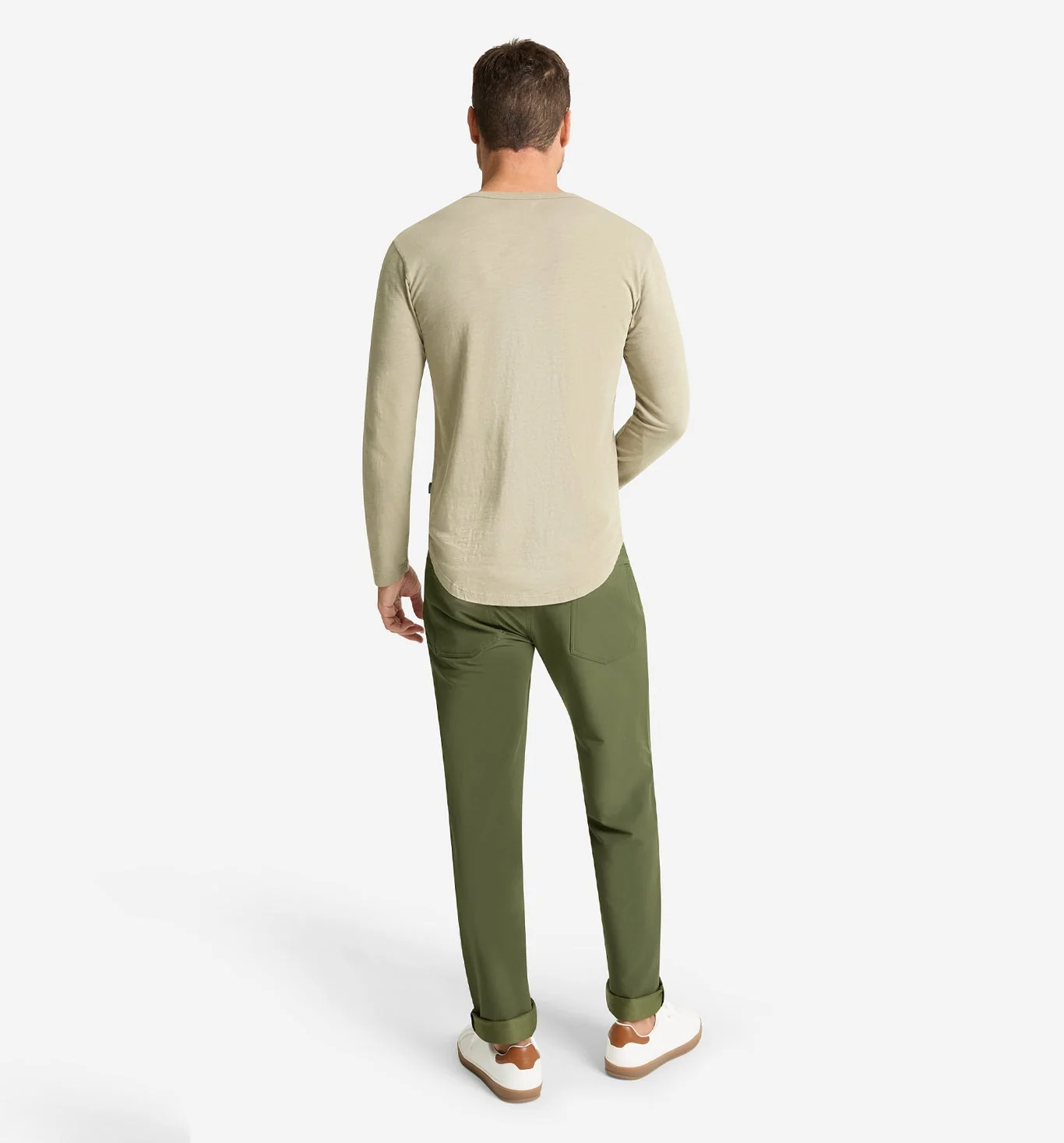 LS Slub Scallop Henley - Image 6
