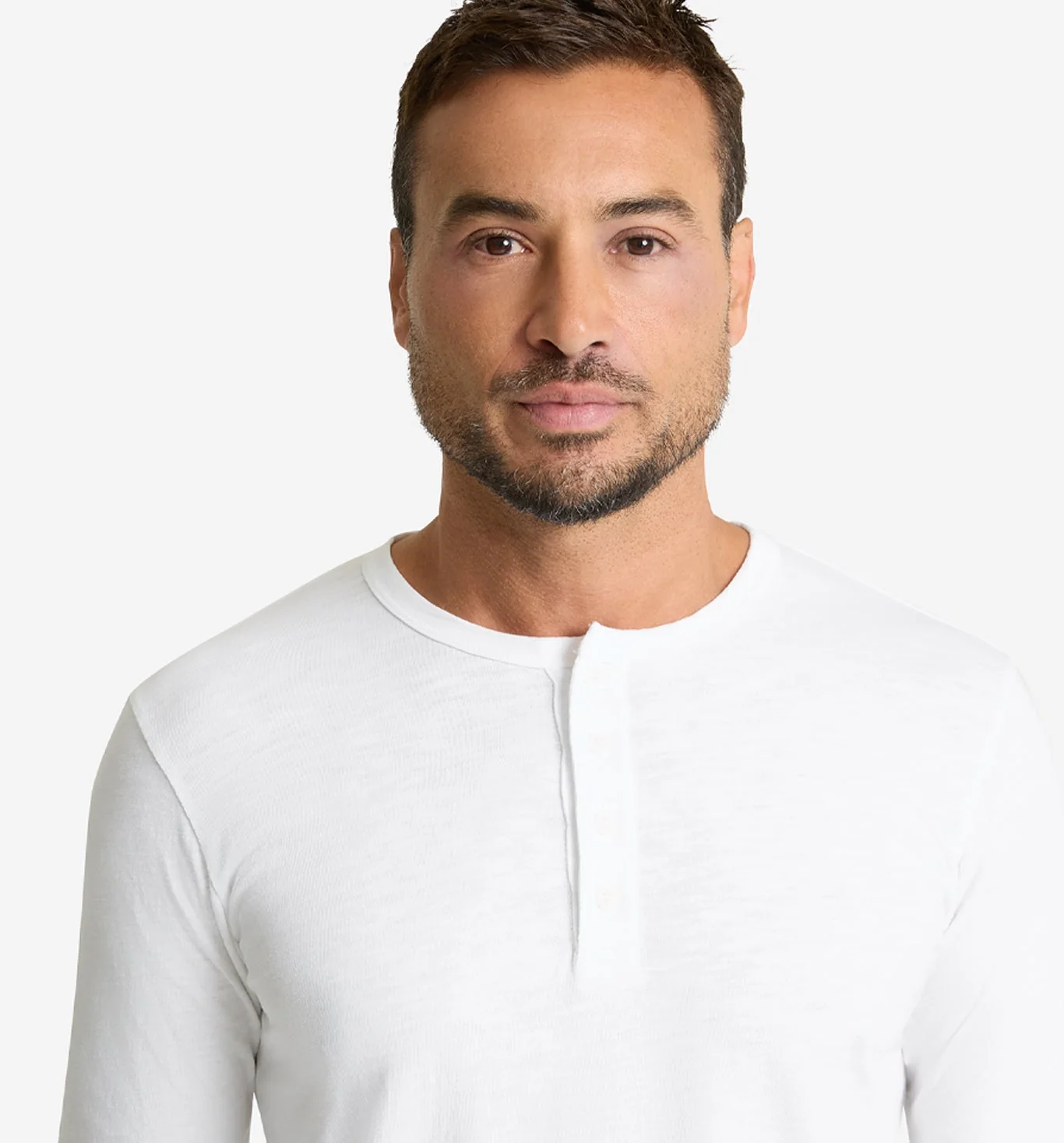 LS Slub Scallop Henley - Image 4