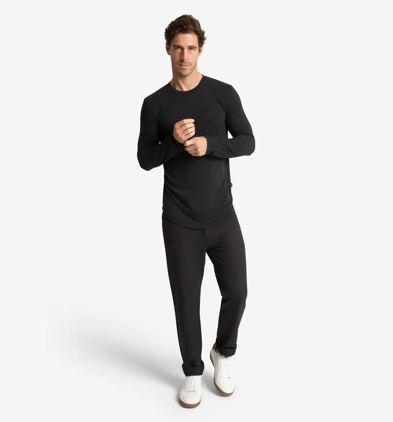 LS Tri-Blend Scallop Crew