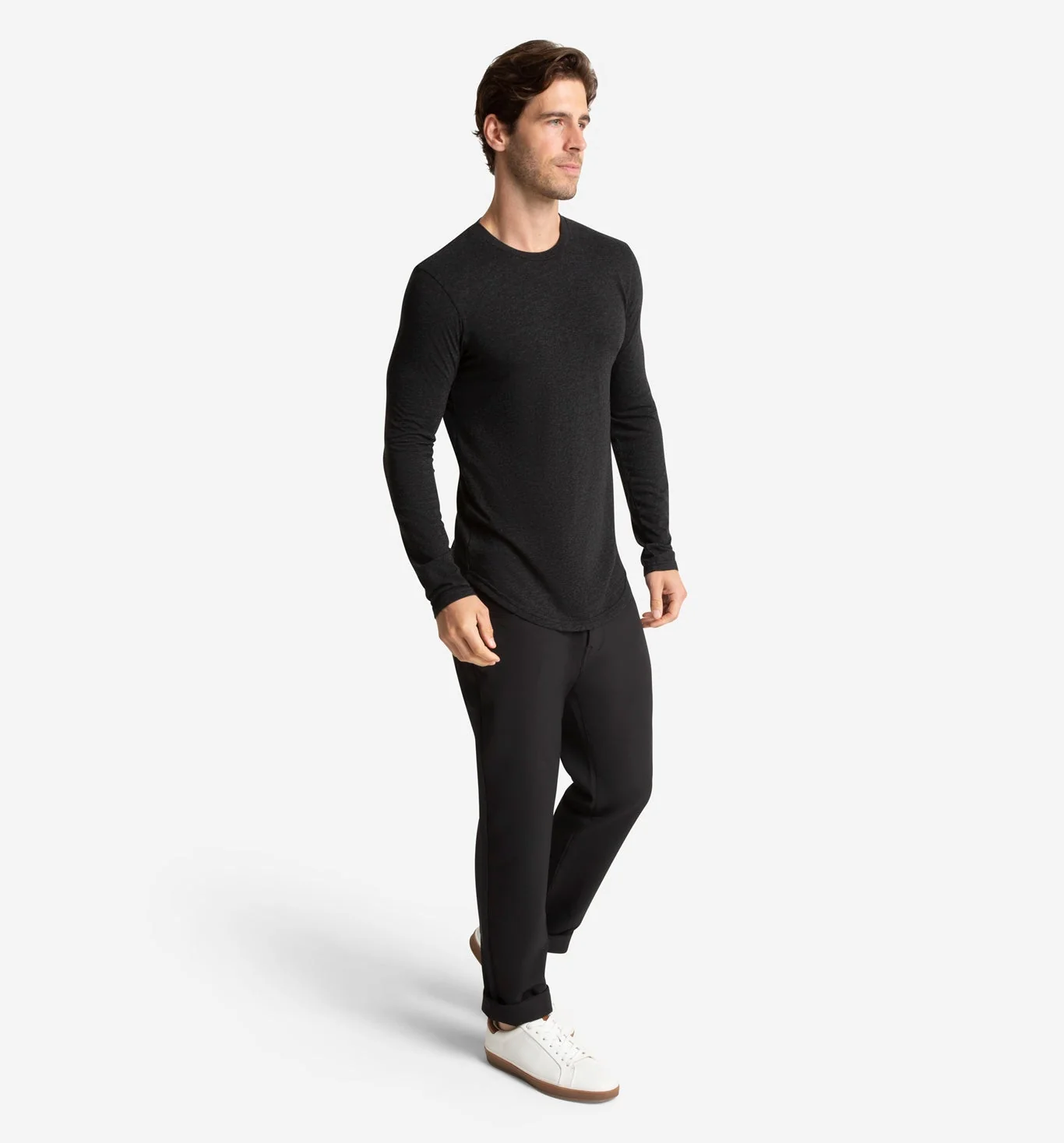 LS Tri-Blend Scallop Crew - Image 3