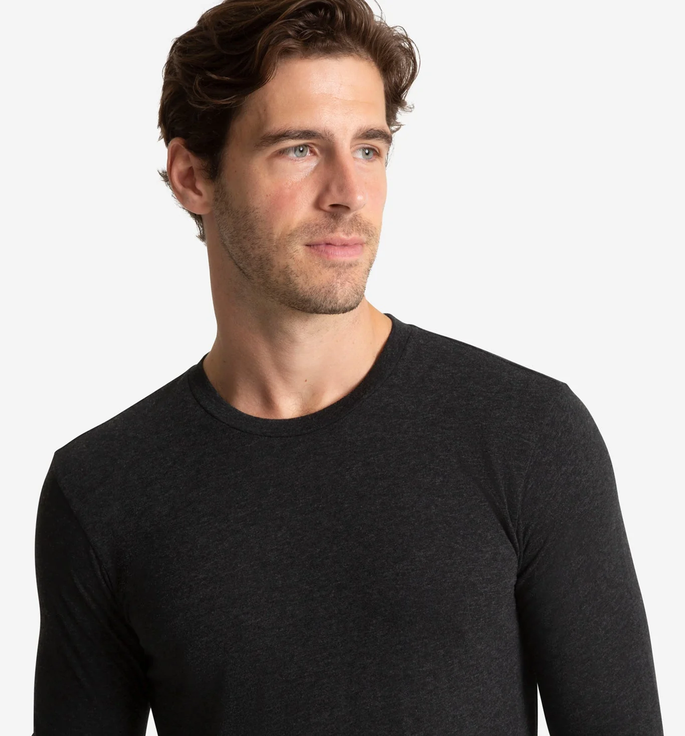 LS Tri-Blend Scallop Crew - Image 4