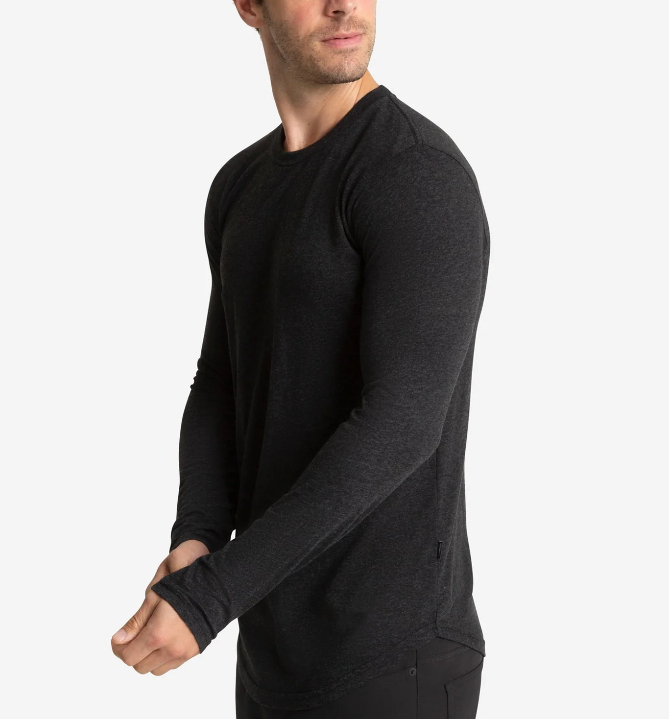 LS Tri-Blend Scallop Crew - Image 5