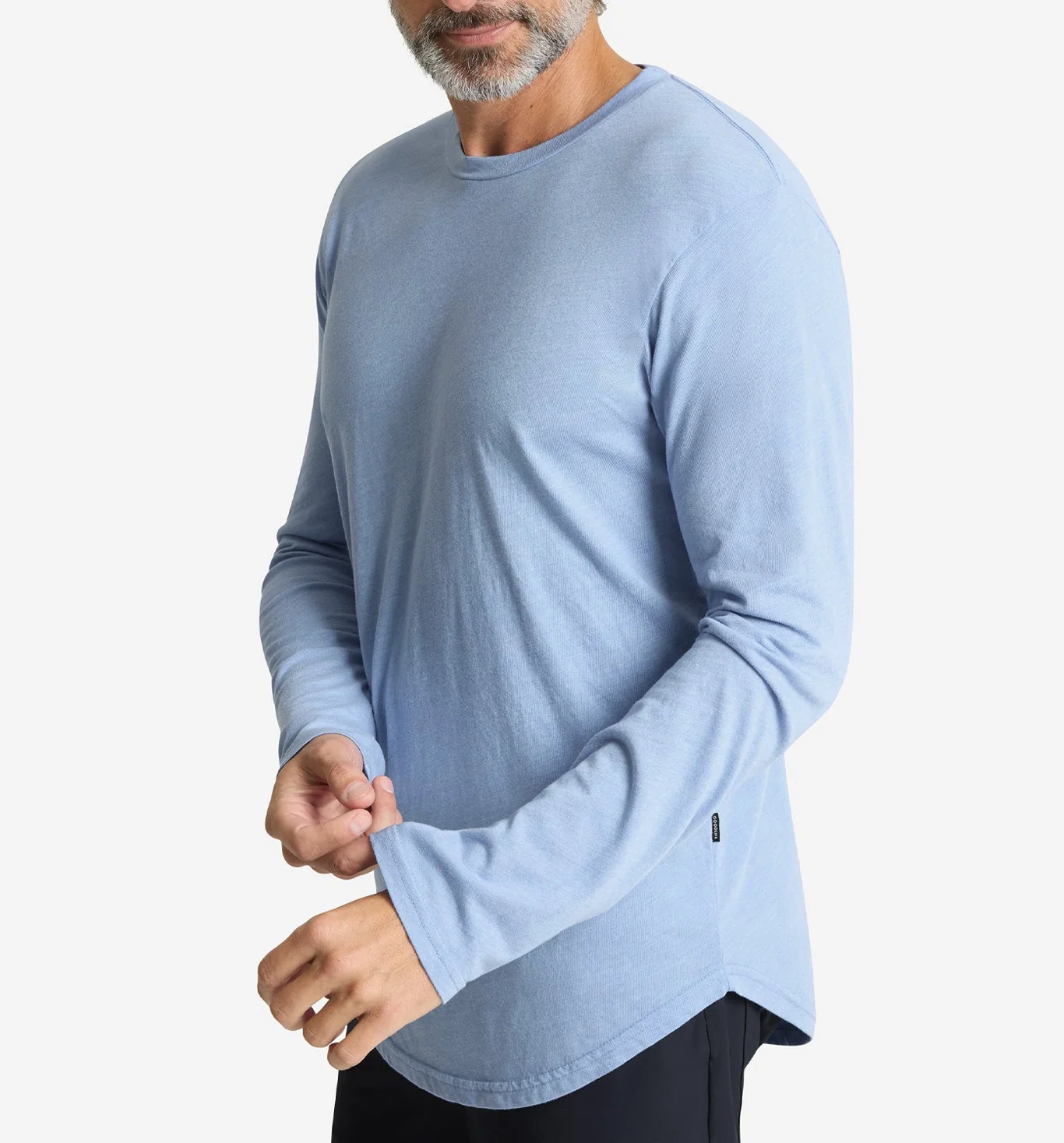 LS Tri-Blend Scallop Crew