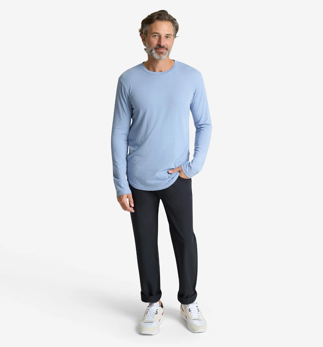 LS Tri-Blend Scallop Crew - Image 3