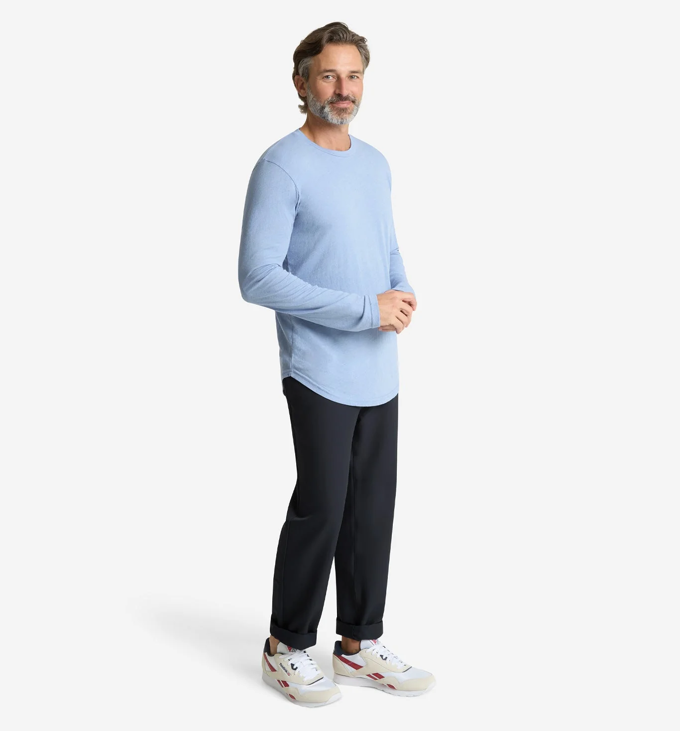 LS Tri-Blend Scallop Crew - Image 4