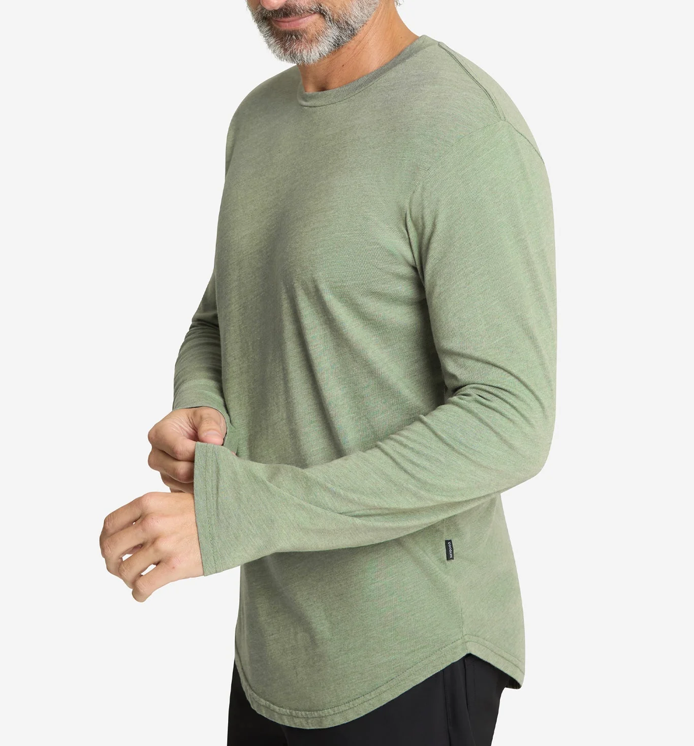 LS Tri-Blend Scallop Crew