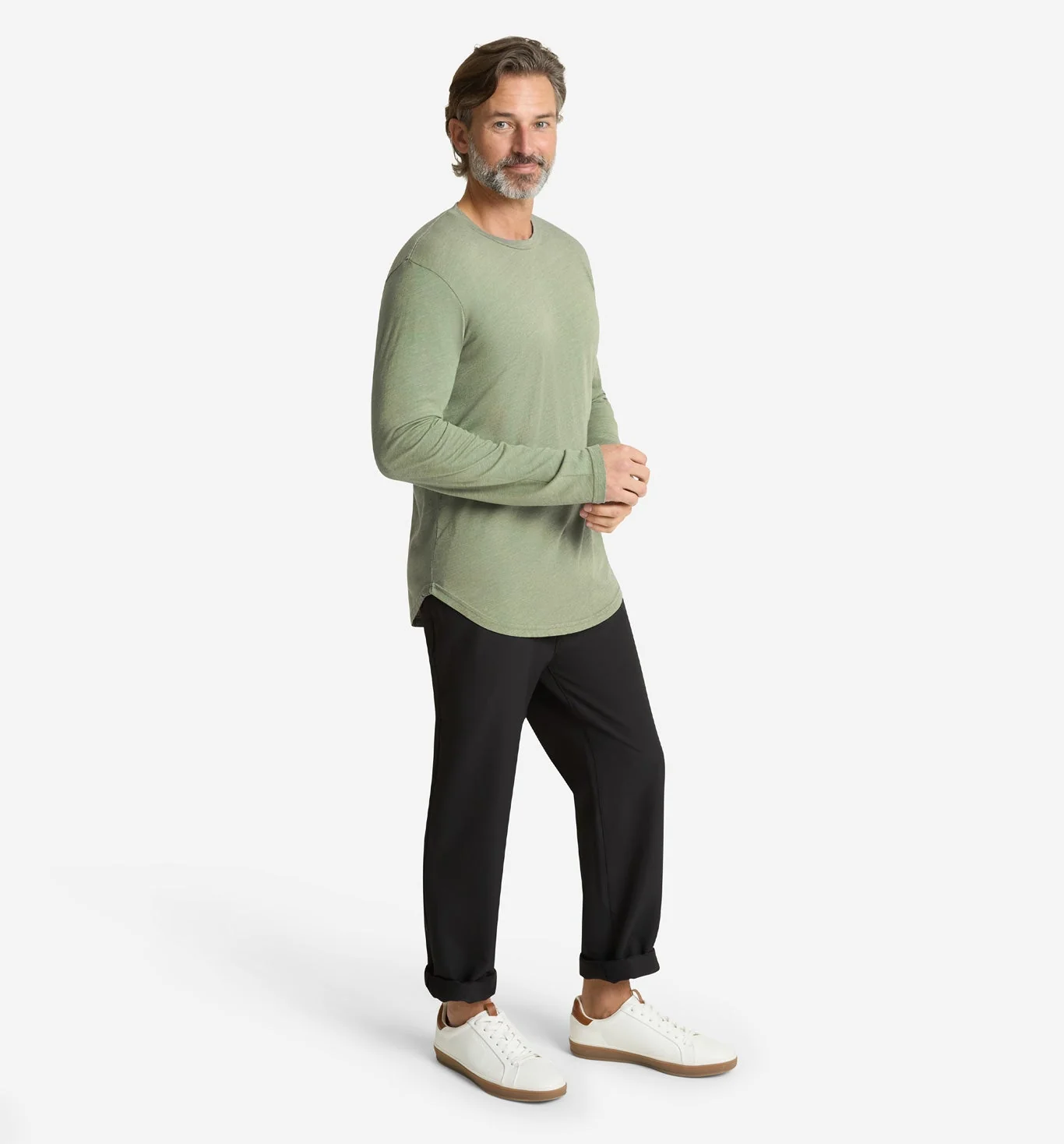 LS Tri-Blend Scallop Crew - Image 4