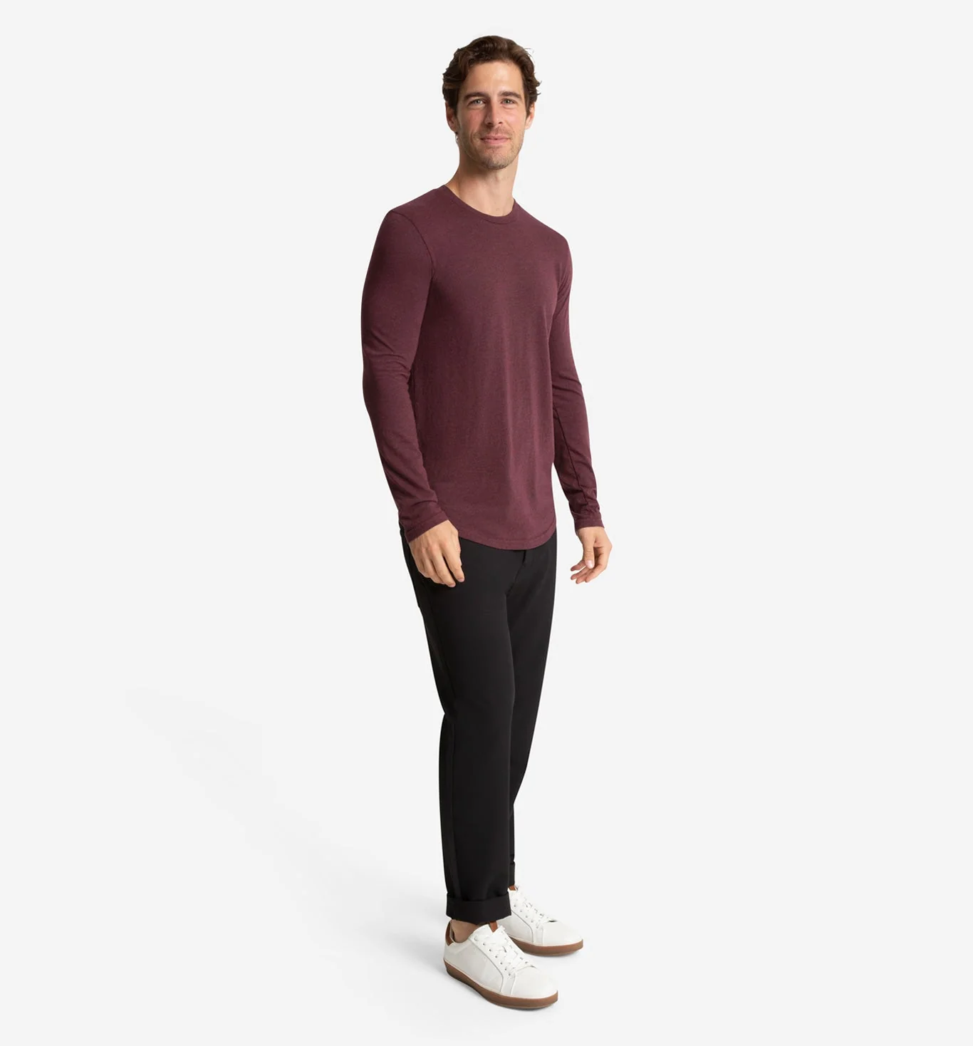 LS Tri-Blend Scallop Crew - Image 3
