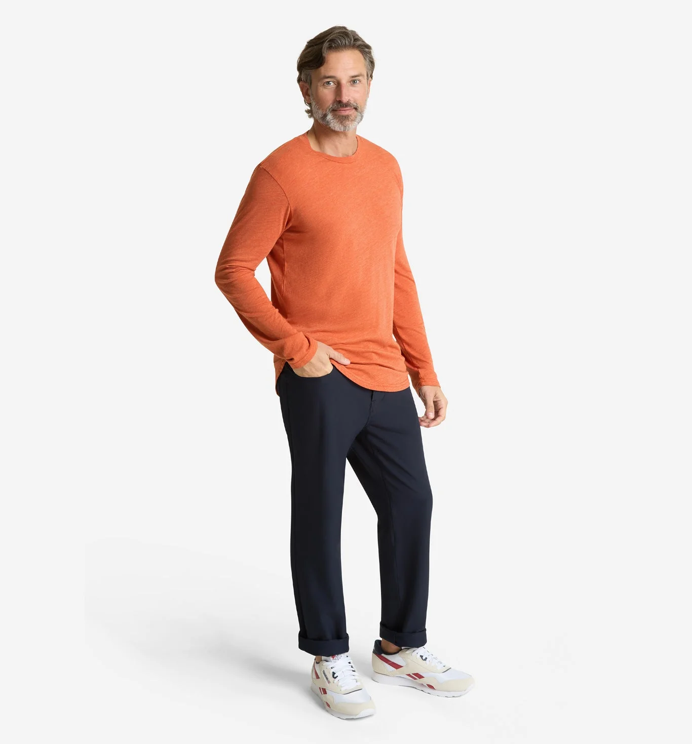 LS Tri-Blend Scallop Crew - Image 4