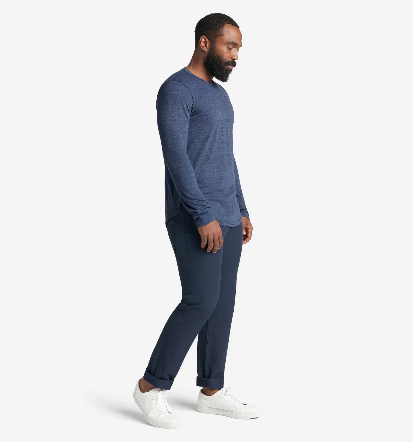 LS Tri-Blend Scallop Crew - Image 3