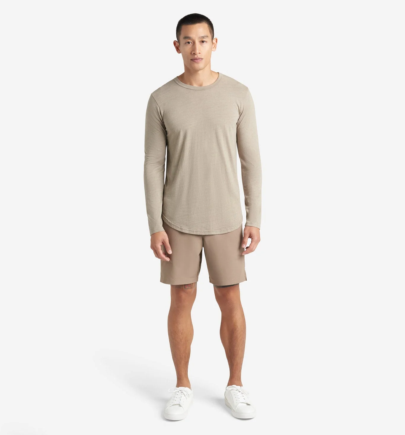 LS Tri-Blend Scallop Crew