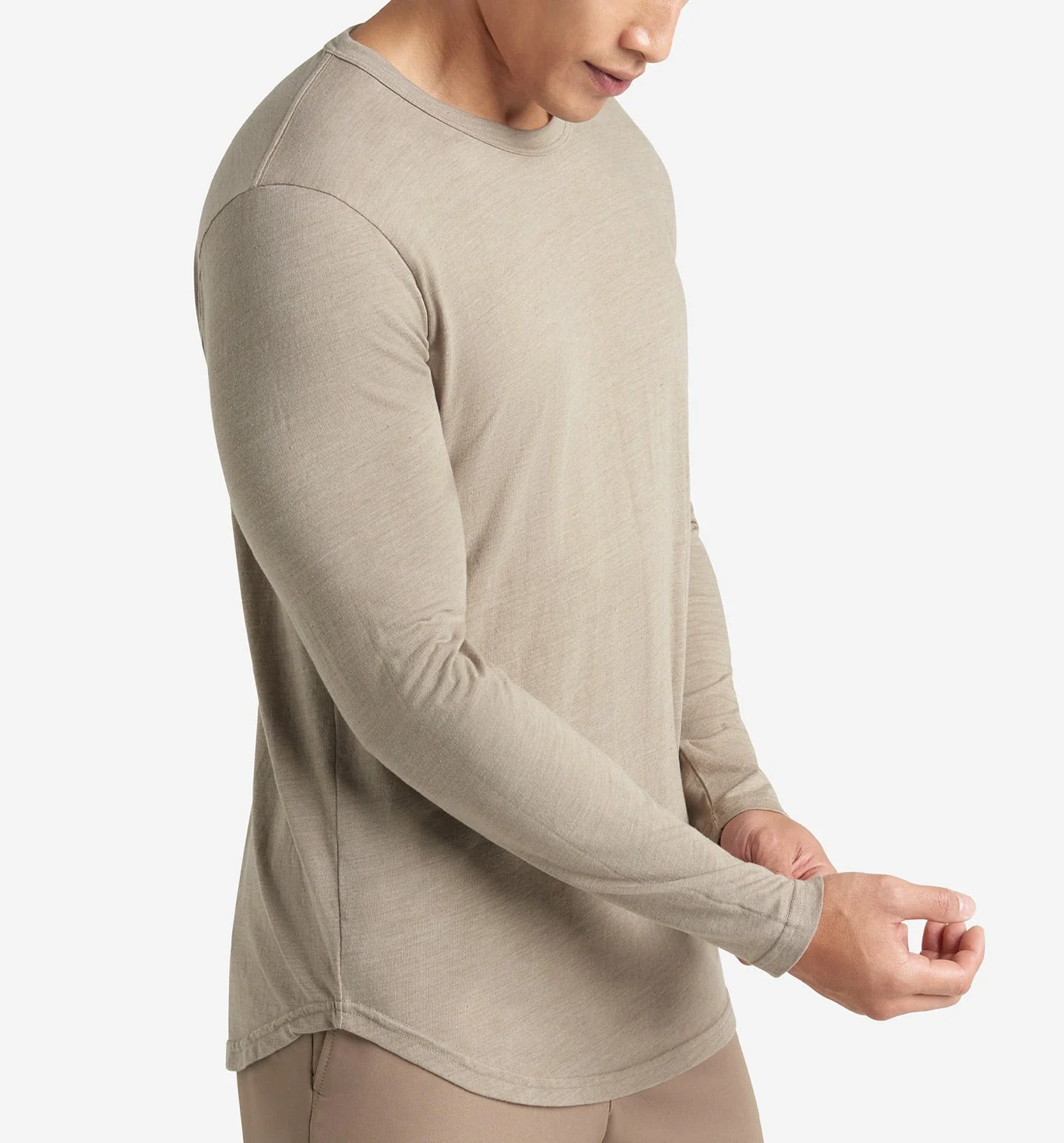 LS Tri-Blend Scallop Crew - Image 5