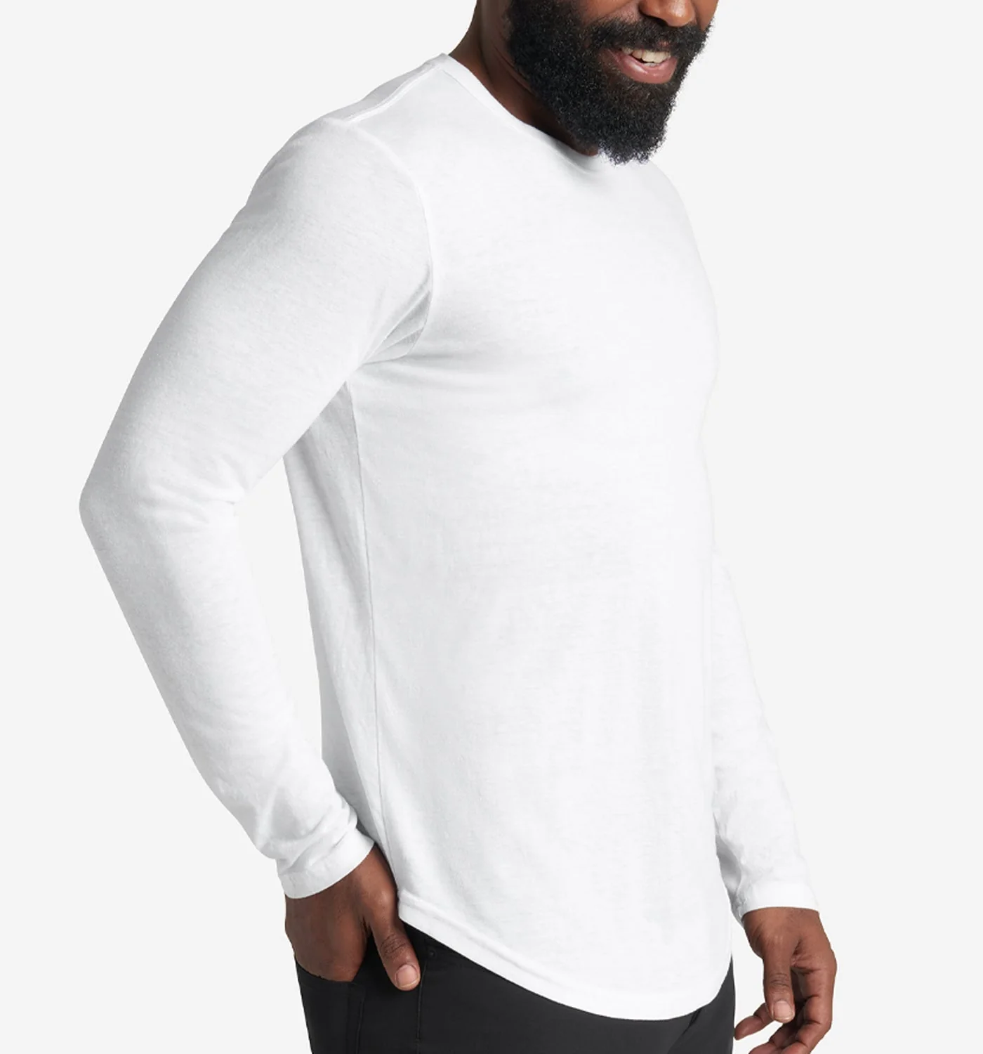 LS Tri-Blend Scallop Crew - Image 4