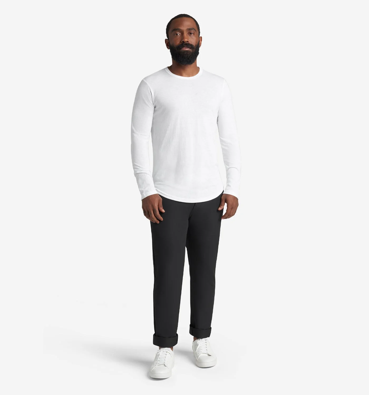 LS Tri-Blend Scallop Crew - Image 5