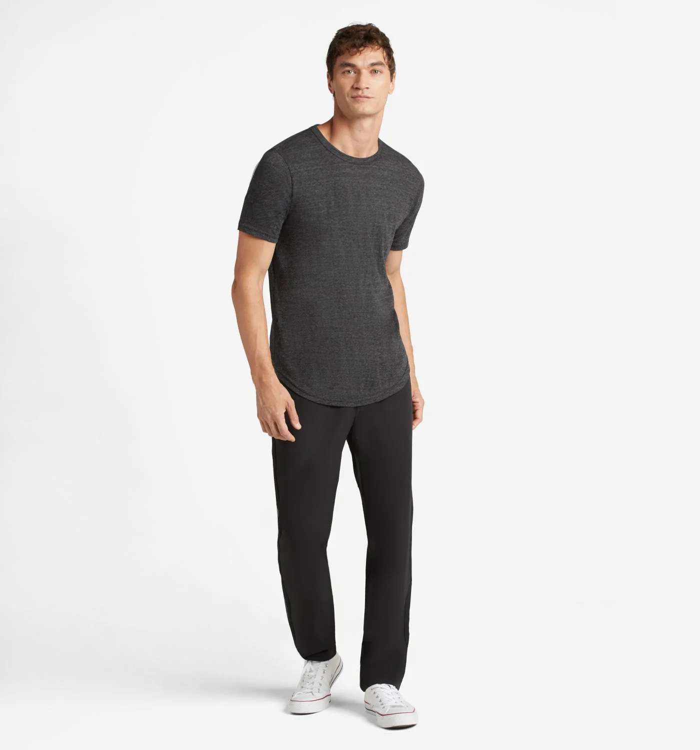 Tri-Blend Scallop Crew