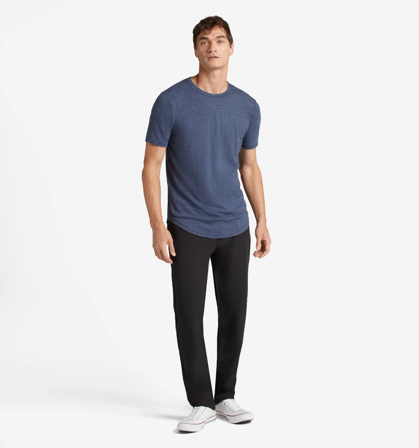 Tri-Blend Scallop Crew