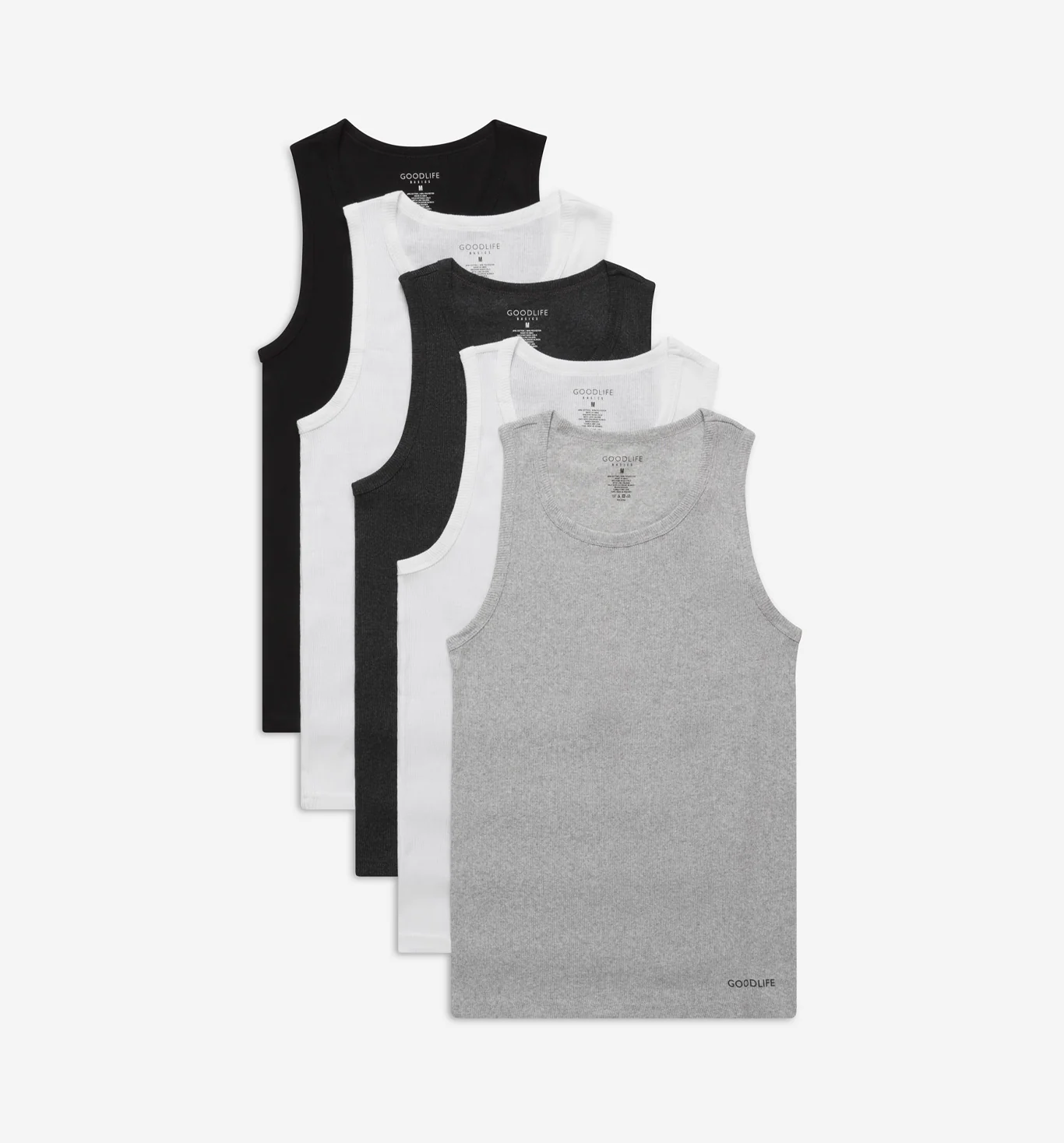 Rib Tank Undershirt (5-Pack) - Image 2