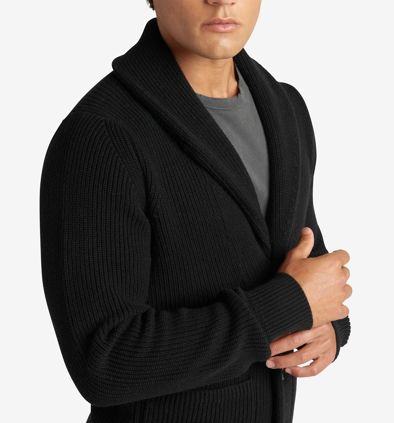 Shawl Collar Sweater - Image 5