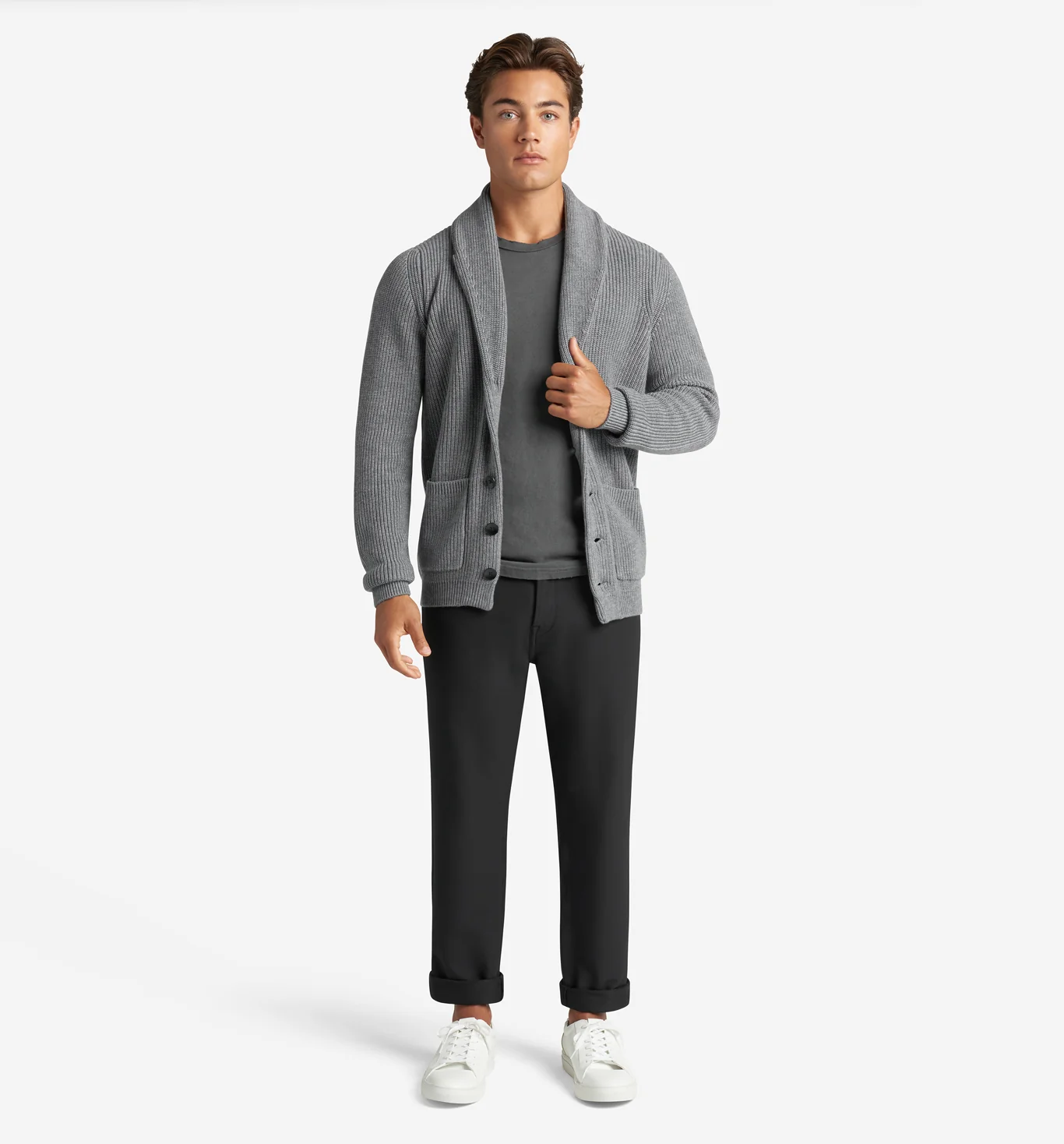 Shawl Collar Sweater - Image 5