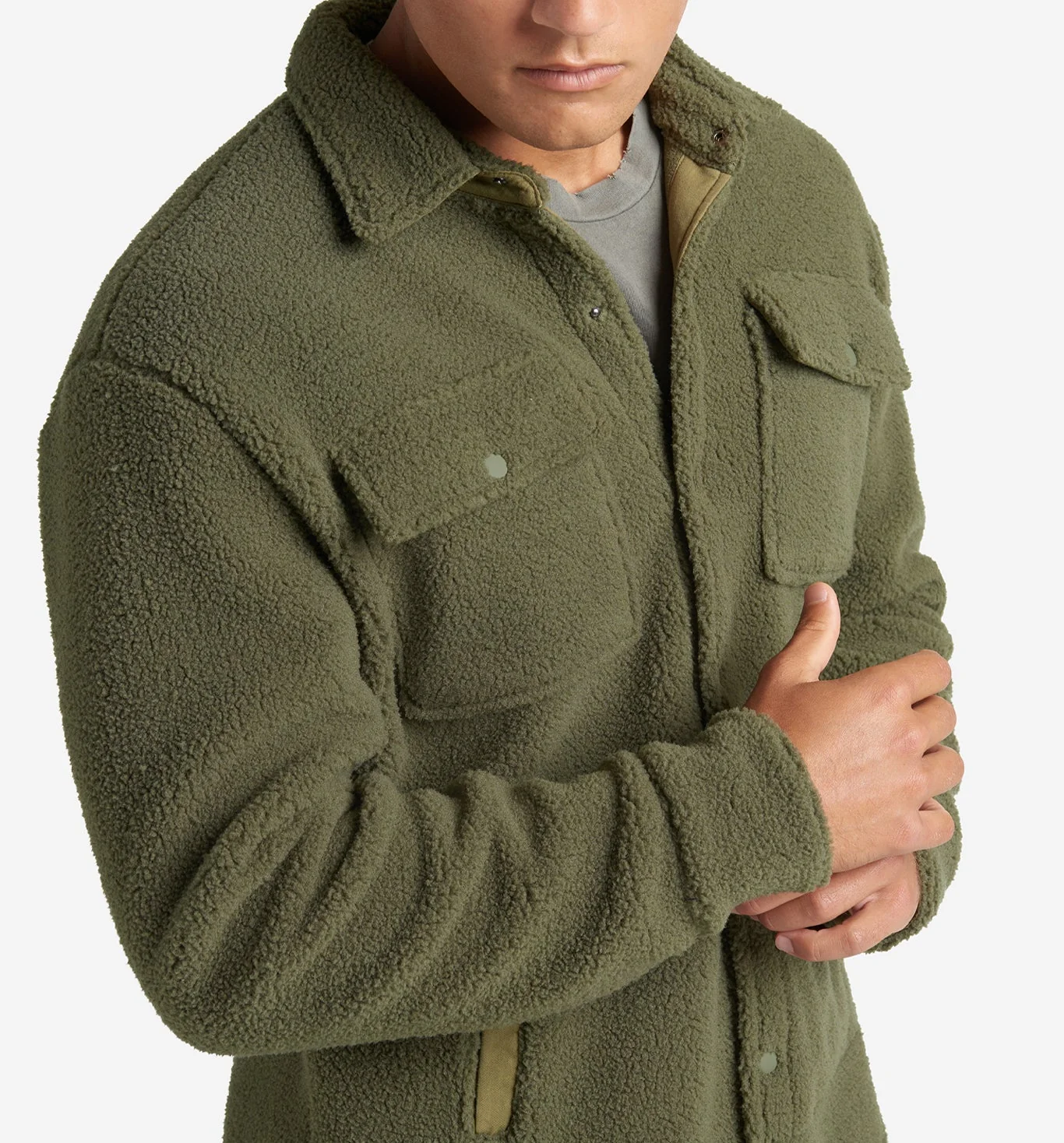 Sherpa Shirt Jacket - Image 5