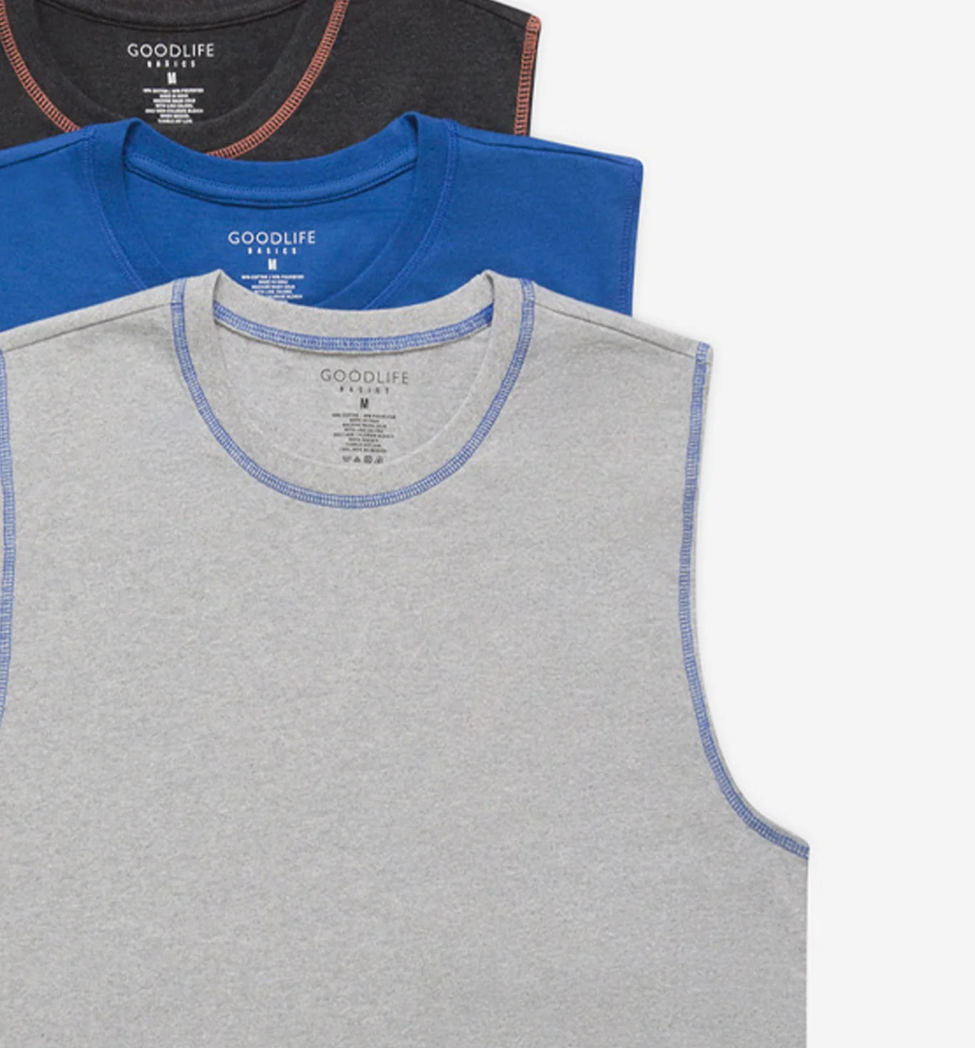 Sleeveless Tee Undershirt (5-Pack) - Image 4
