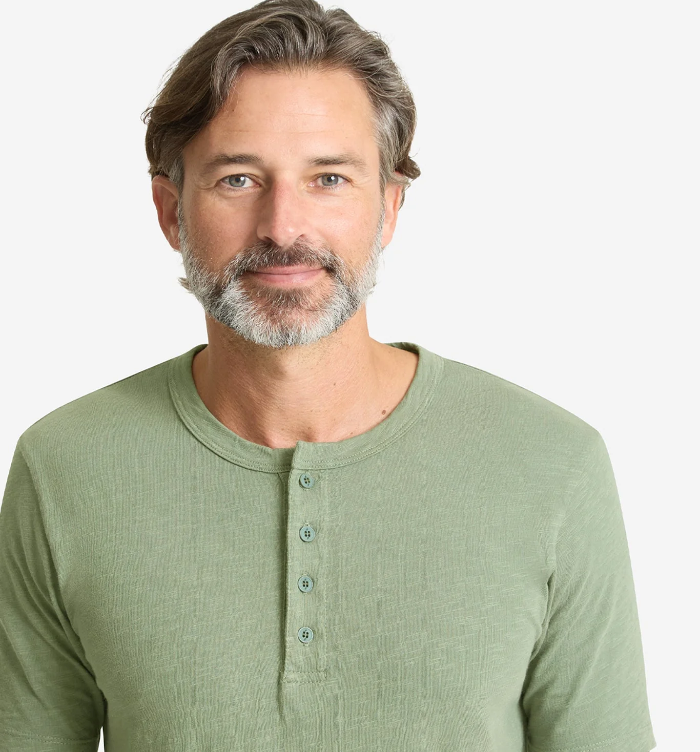 Slub Scallop Henley - Image 3