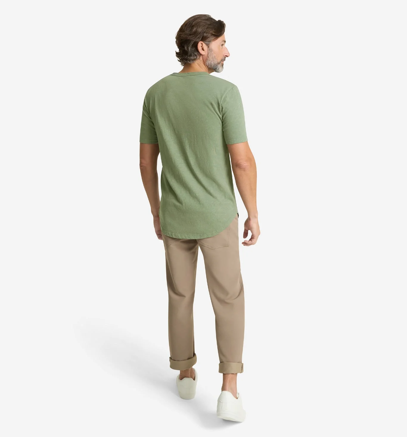 Slub Scallop Henley - Image 5